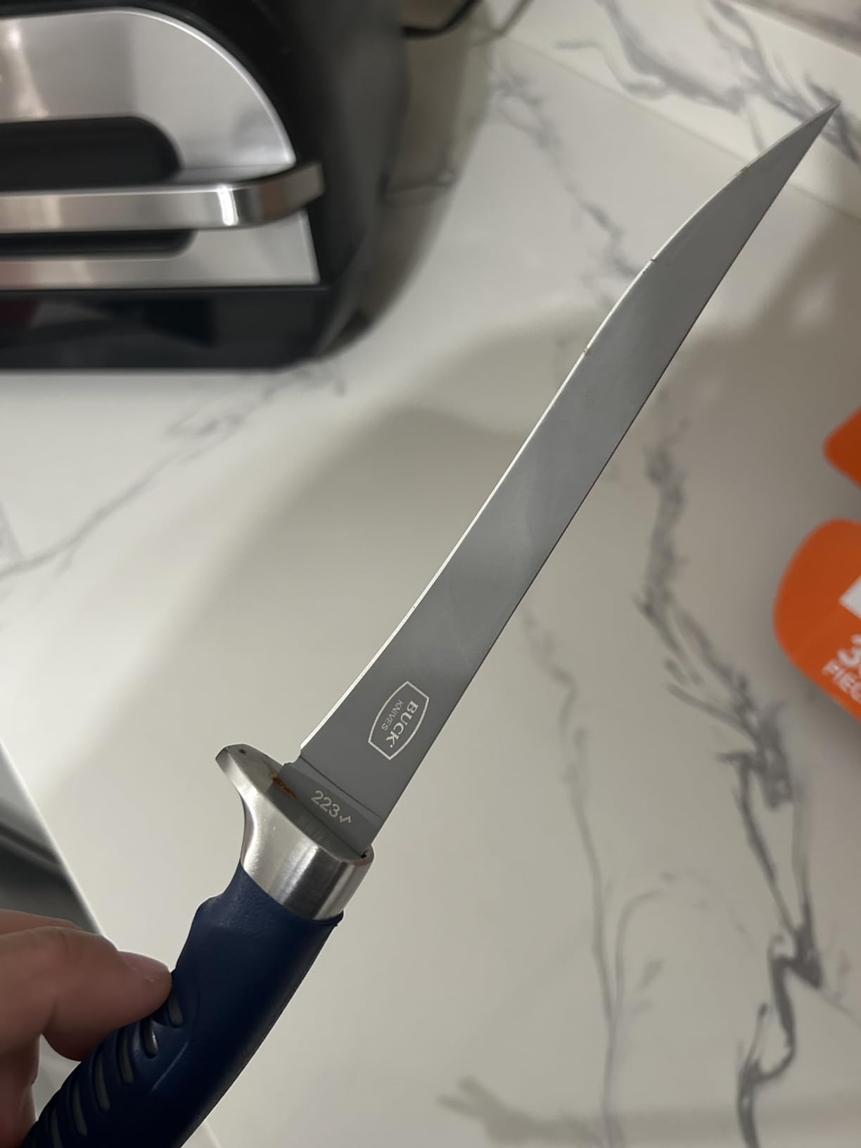 Buck Knives 223 Silver Creek Fixed Fillet Knife, Fishing Gear, 5 oz customer photo 2