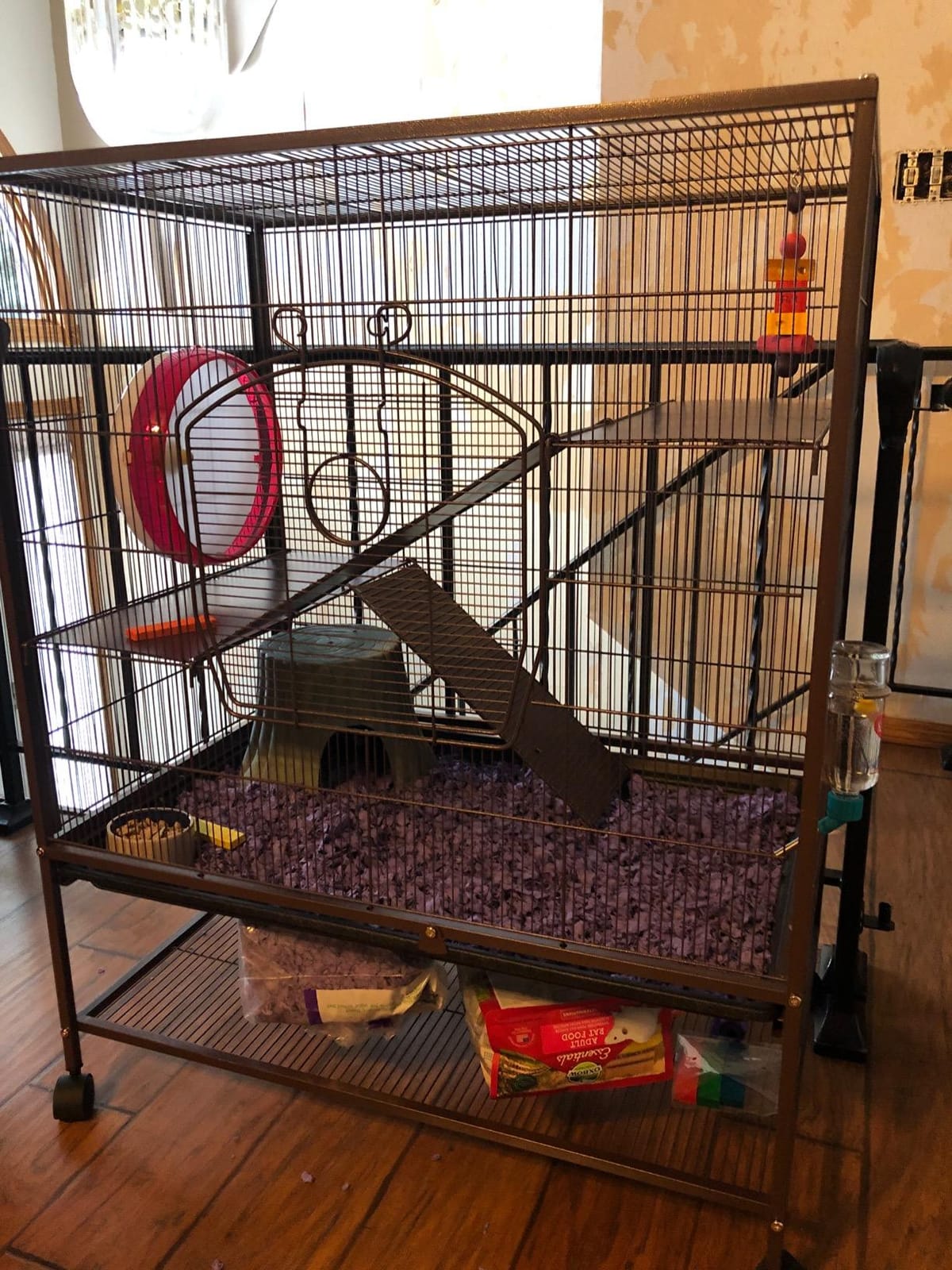 Prevue Pet Products Rolling Small Animal Cage Chew-Proof Critter House customer photo 2