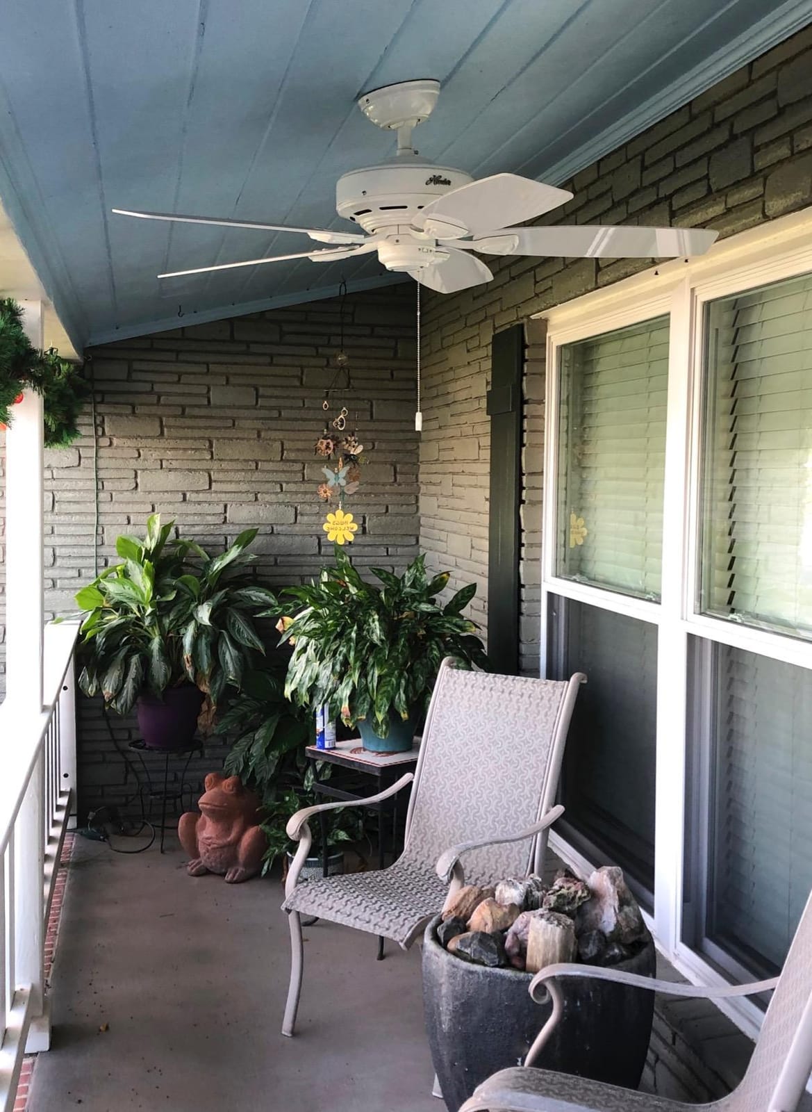 Hunter Sea Wind, Outdoor or Indoor, Ceiling Fan, No Light, 48 inch, White customer photo 1