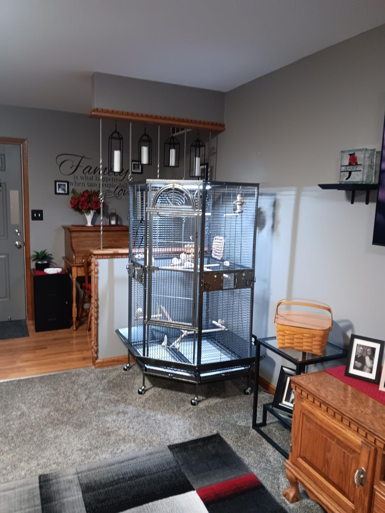 Parrot Escape Jumbo Corner Bird Cage Aviary (X-Large) customer photo 1