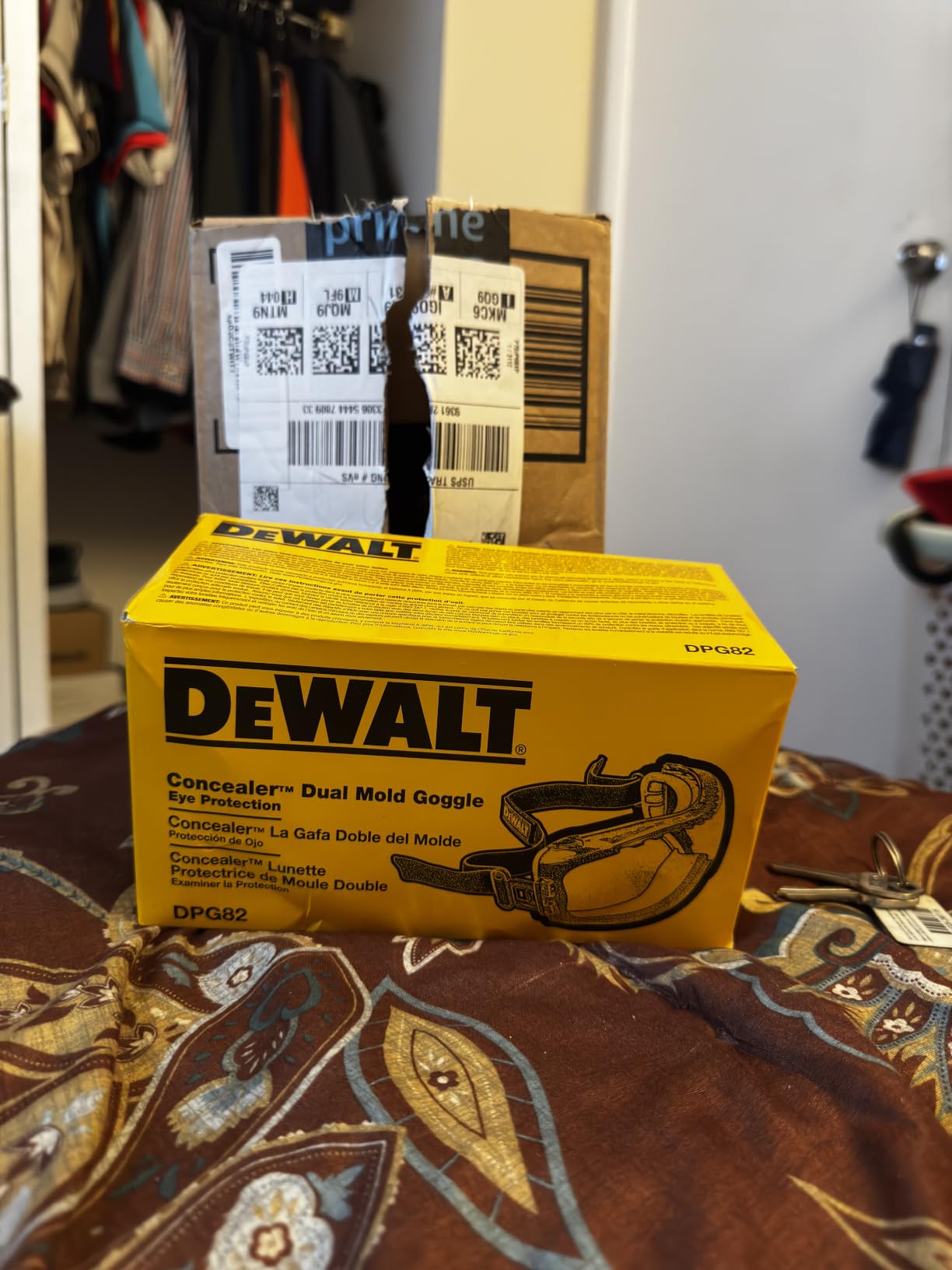 Dewalt DPG82 Concealer Anti-Fog Dual Mold Safety Goggle - 1 Pair customer photo 2