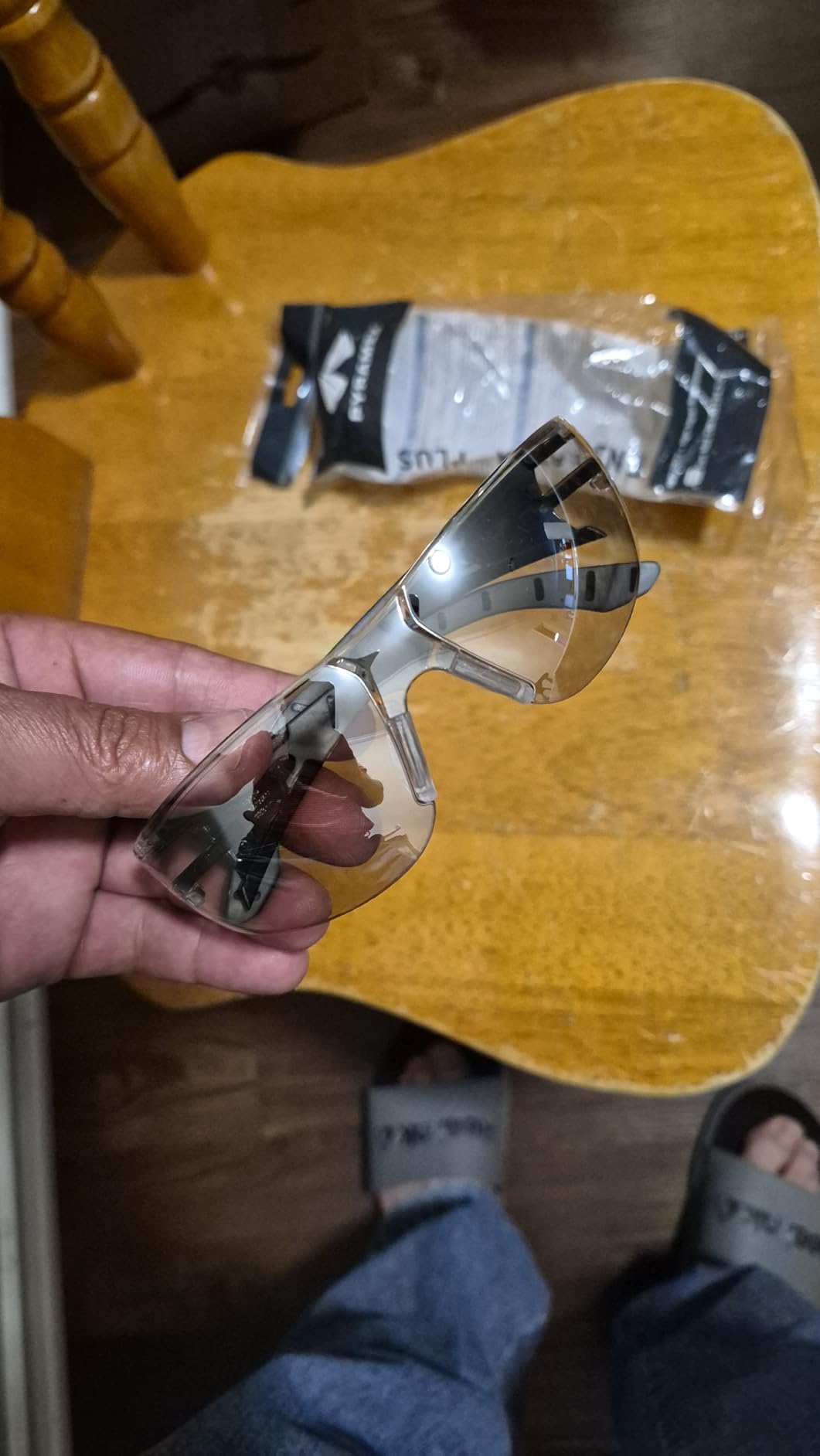 Pyramex Endeavor Plus Safety Glass Black/Gray Frame With Foam Padding Clear H2MAX Anti-fog Lens customer photo 1