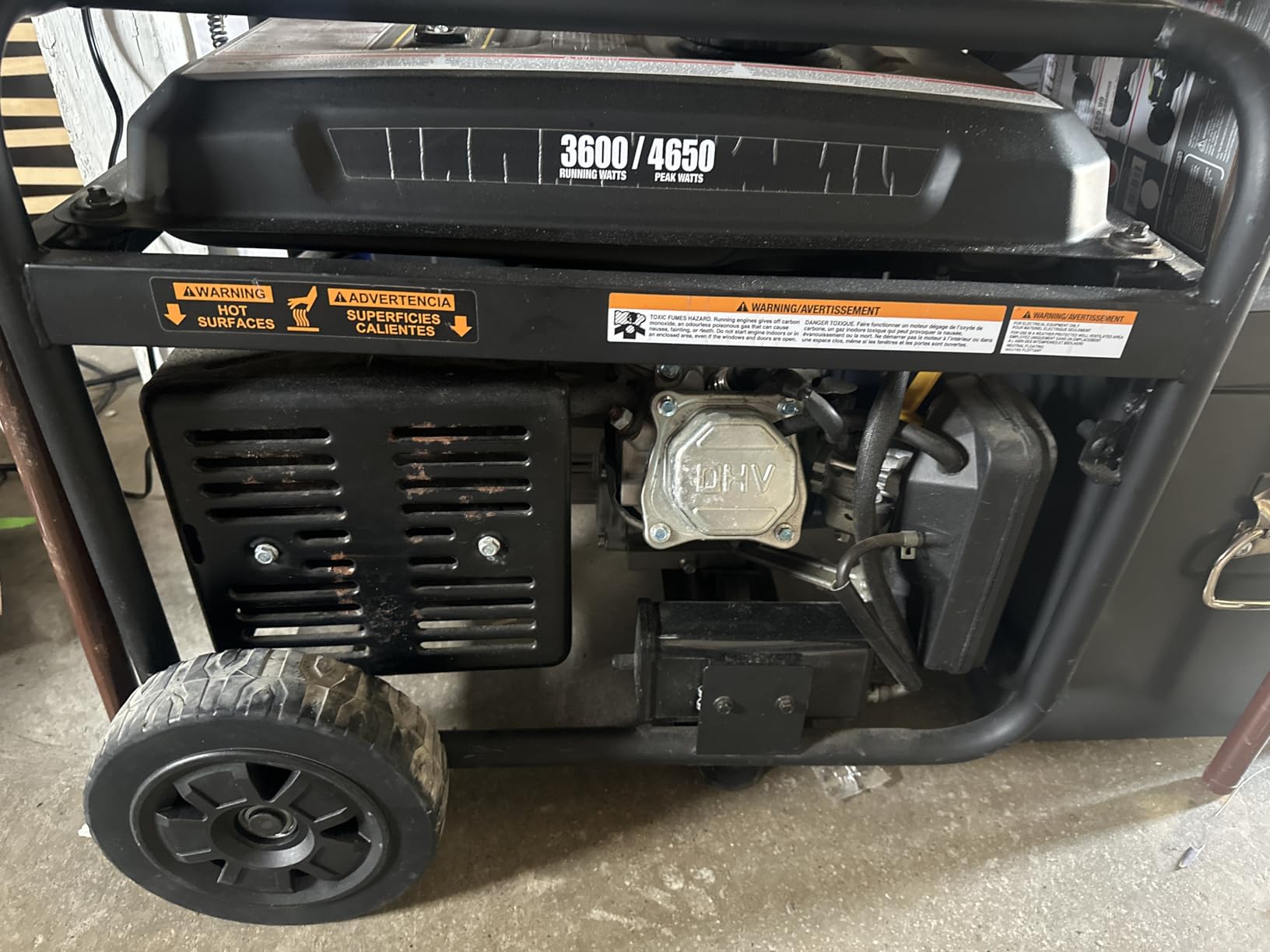 Westinghouse Outdoor Power Equipment Portable Generator Wheel and Handle Kit for WGen2000 WGen3600v, WGen3600, and WGen3600DF customer photo 2