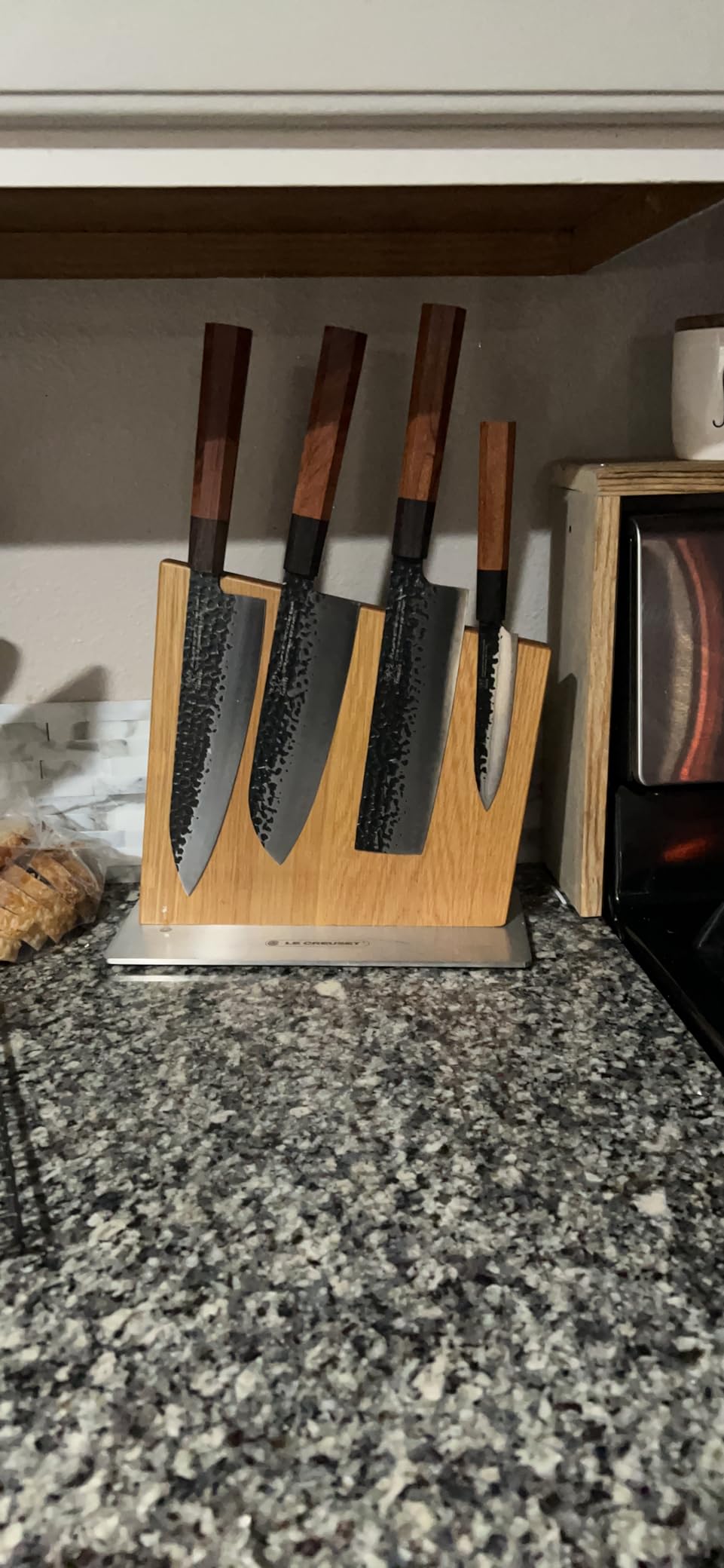 FAMCÜTE 7'' Nakiri Knife, Hand-Forged Ultra Sharp Chef Knife Gifts for Men customer photo 2
