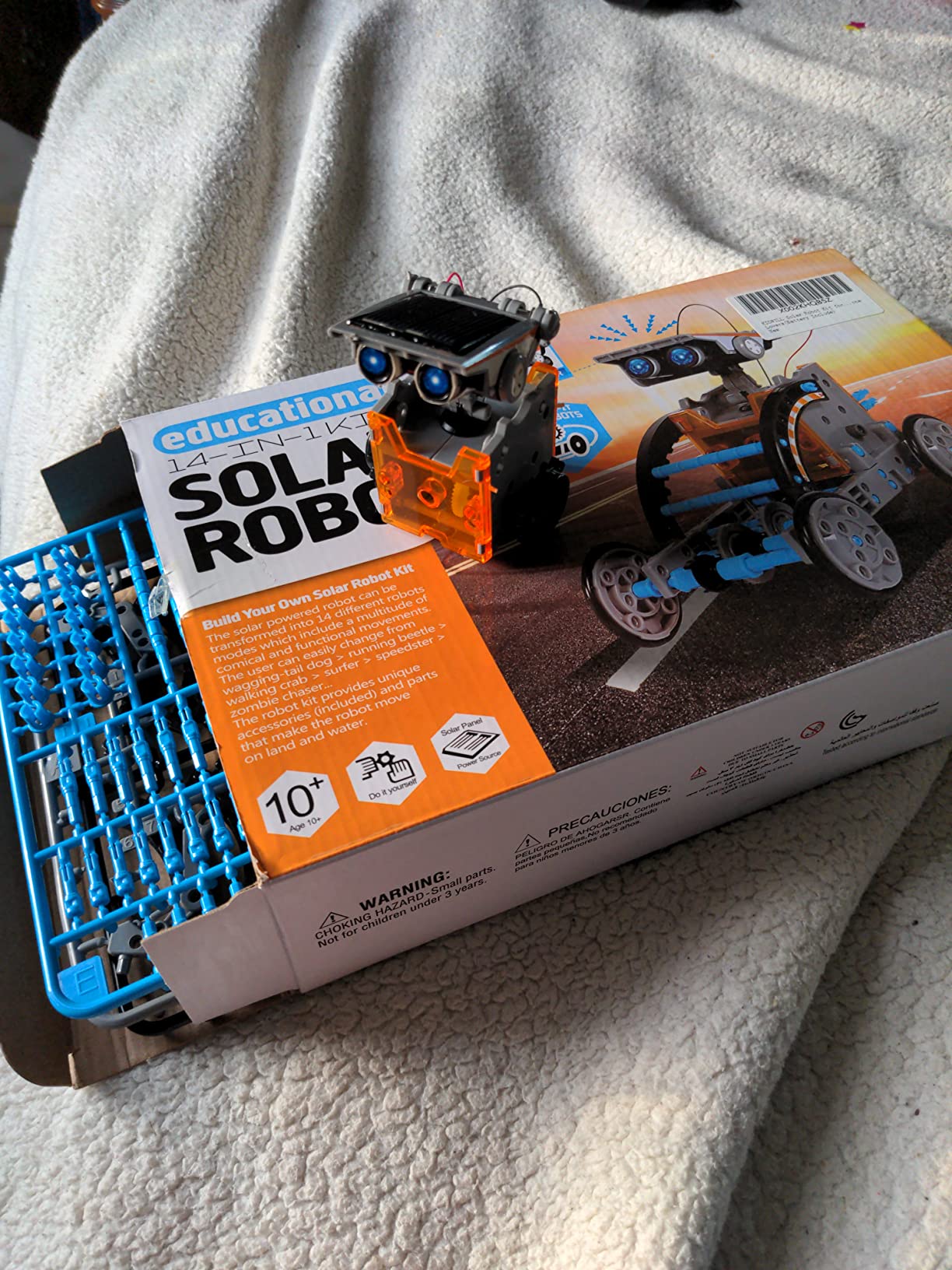 Solar Robot Kit, 14-in-1 STEM Building Toy for Kids DIY Science Robotic Set customer photo 2