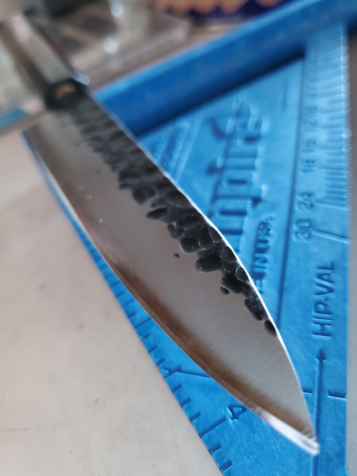 FINDKING Japanese Kiritsuke Knife, 9 Inch Gyuto Chef Knife, Kitchen Knife with High Carbon Steel Blade, Octagonal Handle, for Meat, Fish, Vegetables and Fruits, Dynasty Series customer photo 2