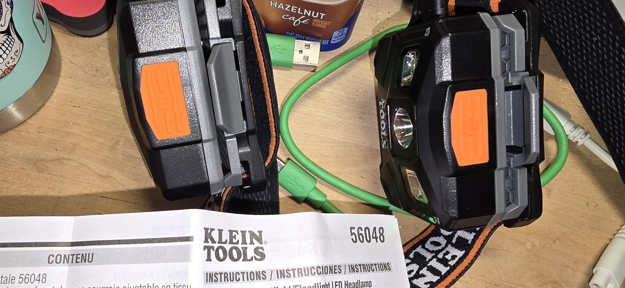 Klein Tools 56048 Rechargeable LED Headlamp with Adjustable Fabric Strap customer photo 1