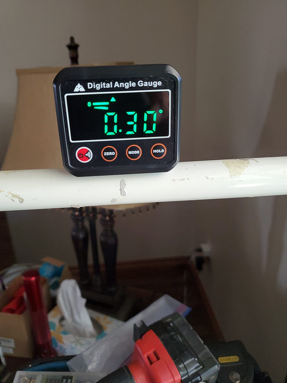 Magnetic Digital Angle Finder Protractor Inclinometer - Mini Digital Level Angle Gauge - Fast & Stable Measurement Tool - Backlit Display & Big Number - Woodworking, Construction customer photo 2
