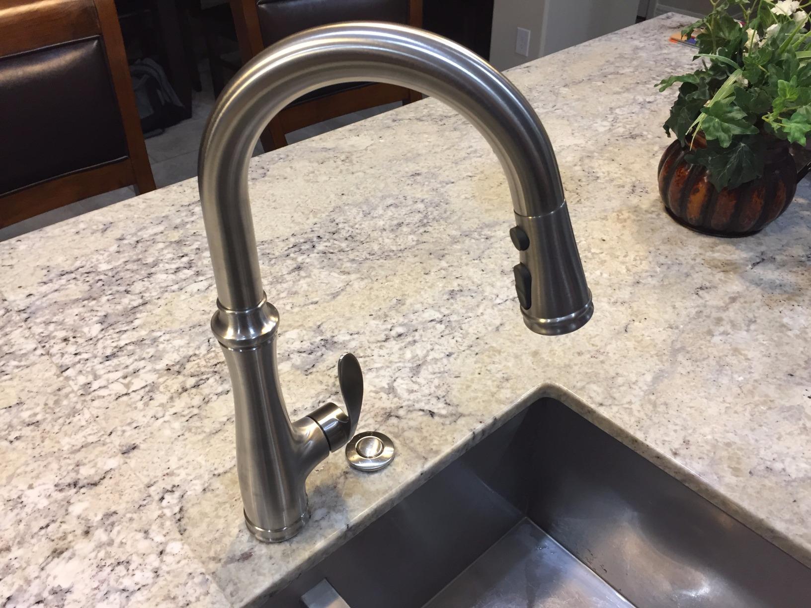 KOHLER K-29108-VS Bellera Touchless Kitchen Faucets with Pull Down Sprayer, Touchless Kitchen Sink Faucets, Vibrant Stainless customer photo 1