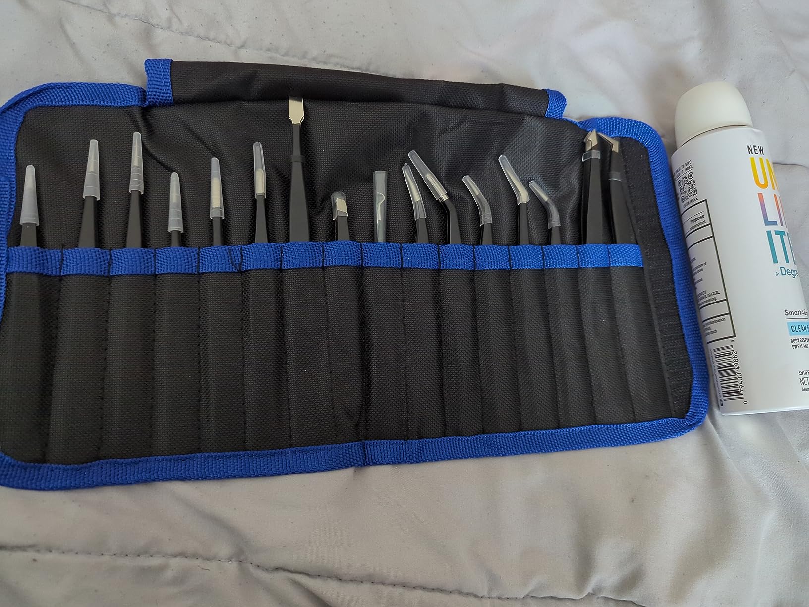 16 Pcs Sharp Precision Tweezers Set,Including 16 Types Of Anti-Static Stainless Steel Esd Medical Tweezers for Craft,Jewelry,Electronics Soldering,Laboratory Work,And Used for Beauty Etc customer photo 1