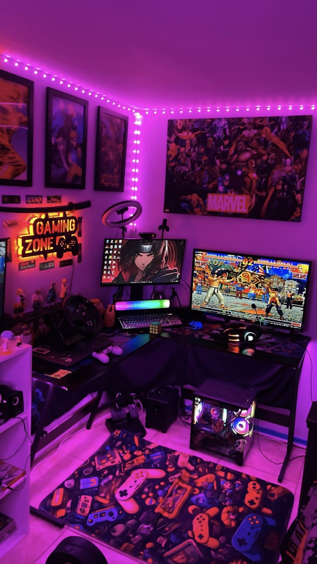 Homall L Shaped Gaming Desk Computer Corner Desk PC Gaming Desk Table customer photo 1