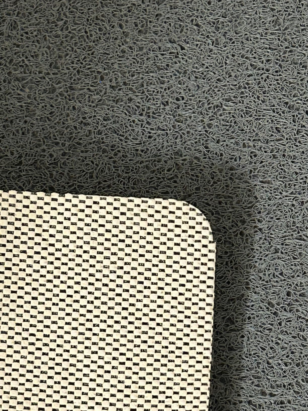 LuxStep Shower Mat Bathtub Mat,24x16 inch, Non-Slip Bath Mat with Drain, Quick Drying PVC Loofah Bathmat for Tub,Shower,Bathroom (Phthalate Free,Grey) customer photo 1