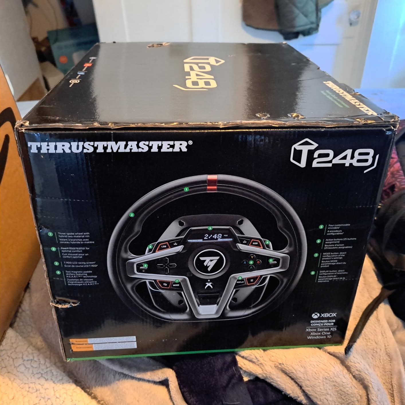 Thrustmaster T248 X Force Feedback Racing Wheel & Pedal Set - XBOX & PC customer photo 1