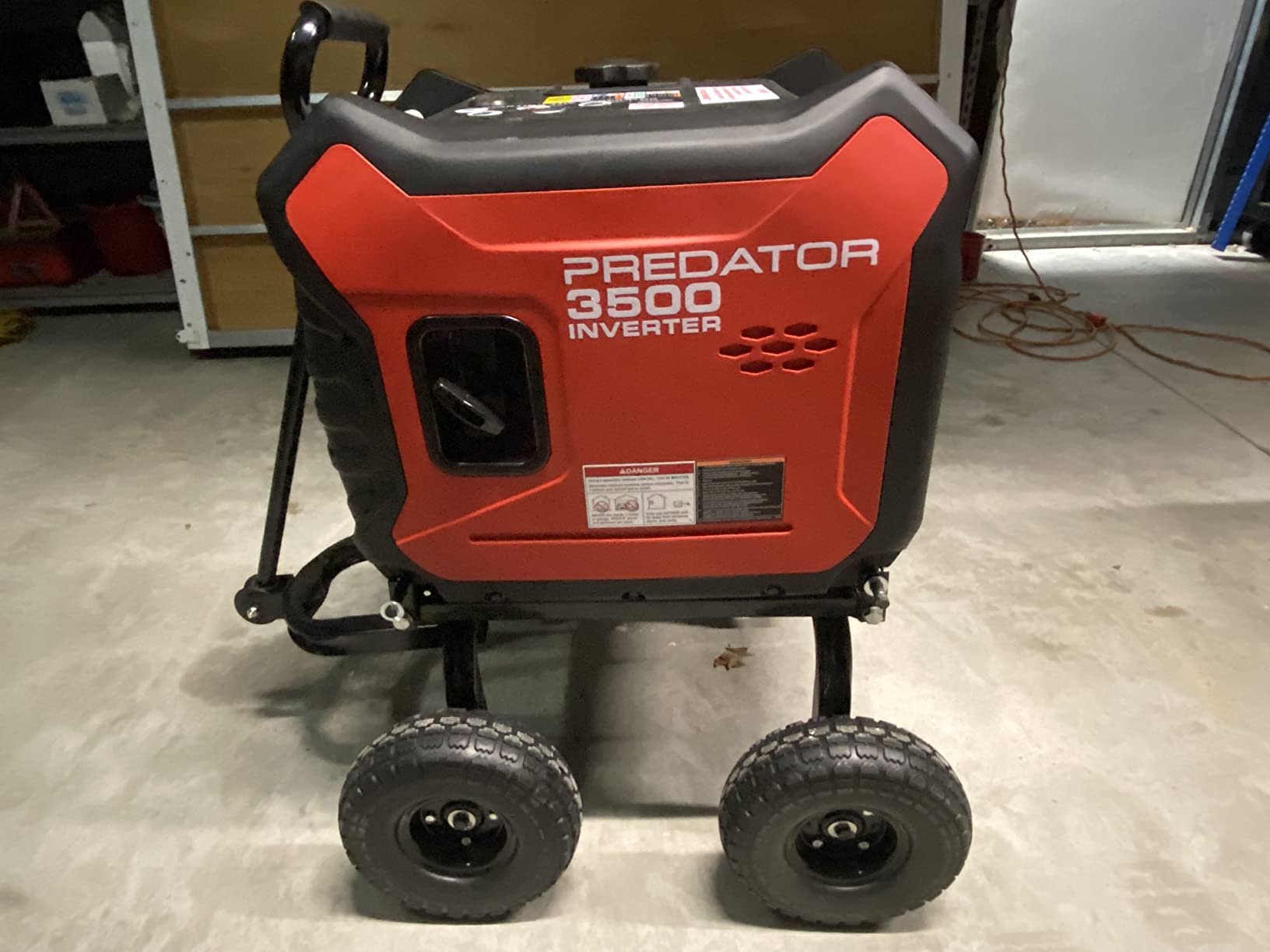 Swivel Wagon All Terrain Foam Wheel Kit Set FITS fitted for compatible with Predator 3500 Generator Inverter customer photo 2