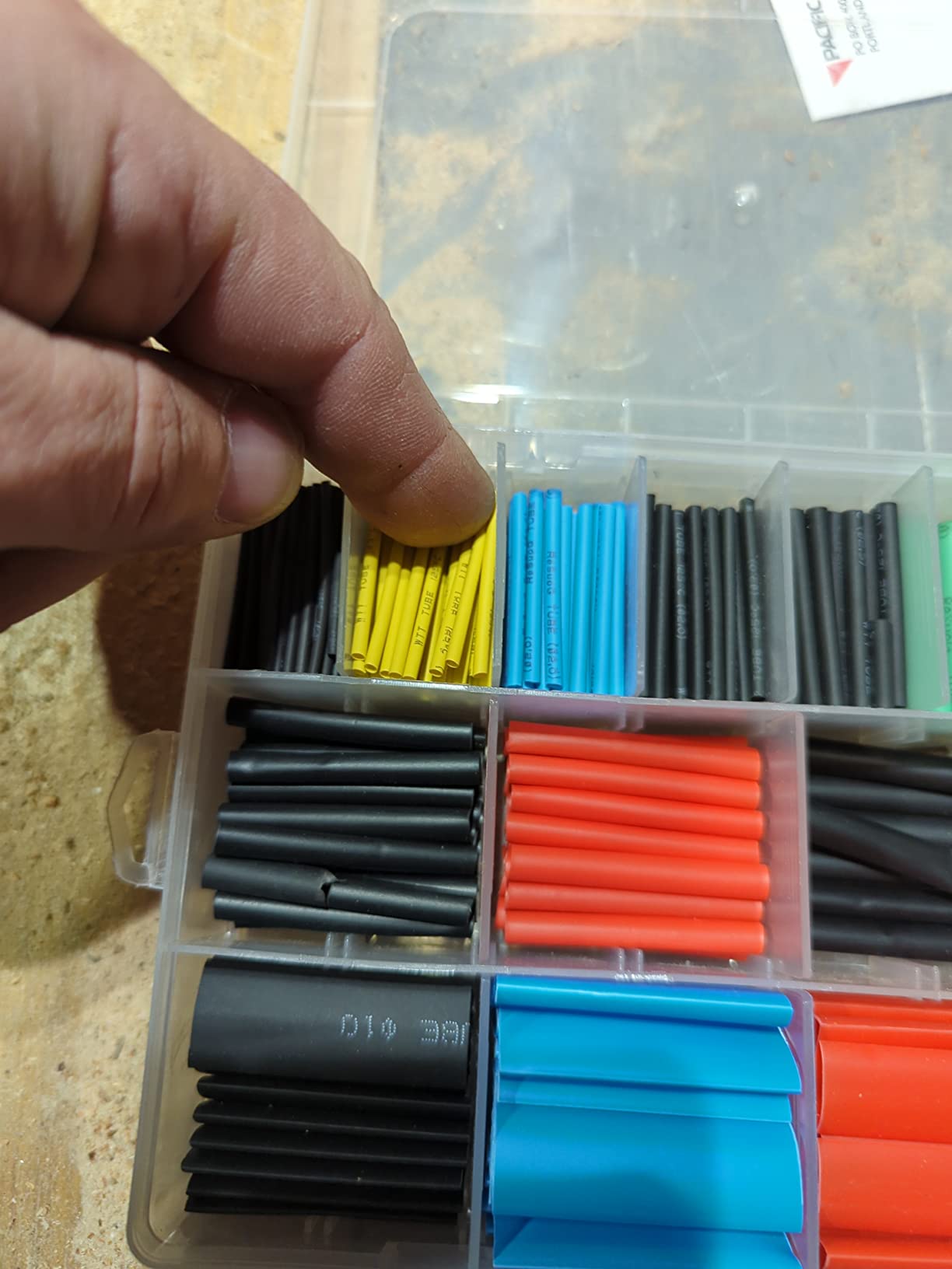 Bates- Heat Shrink Tubing Kit, 11 Sizes, 2:1 Ratio, 580 pcs, Heat Shrink Wrap, Wire Shrink Wrap Tubing, Wire Shrink Tubing, Wire Heat Shrink, Electrical Shrink Wrap Tubing, Shrink Tubing for Wires customer photo 2
