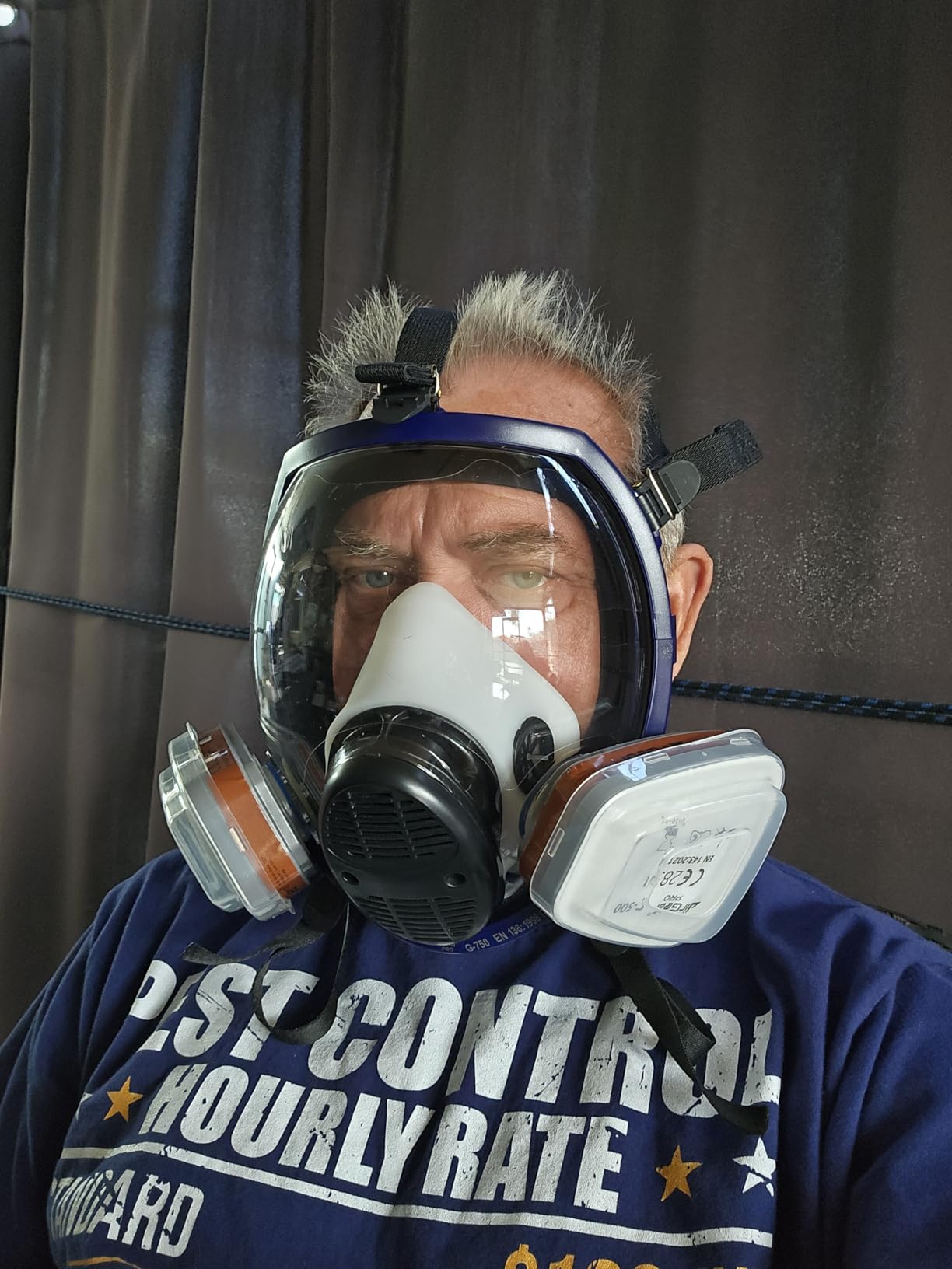 AirGearPro G-750 Full Face Respirator Mask with A1P2 Filter, Anti-Dust | Mask Ideal for Painting, Woodworking, Construction, Sanding, Spraying, DIY etc customer photo 2
