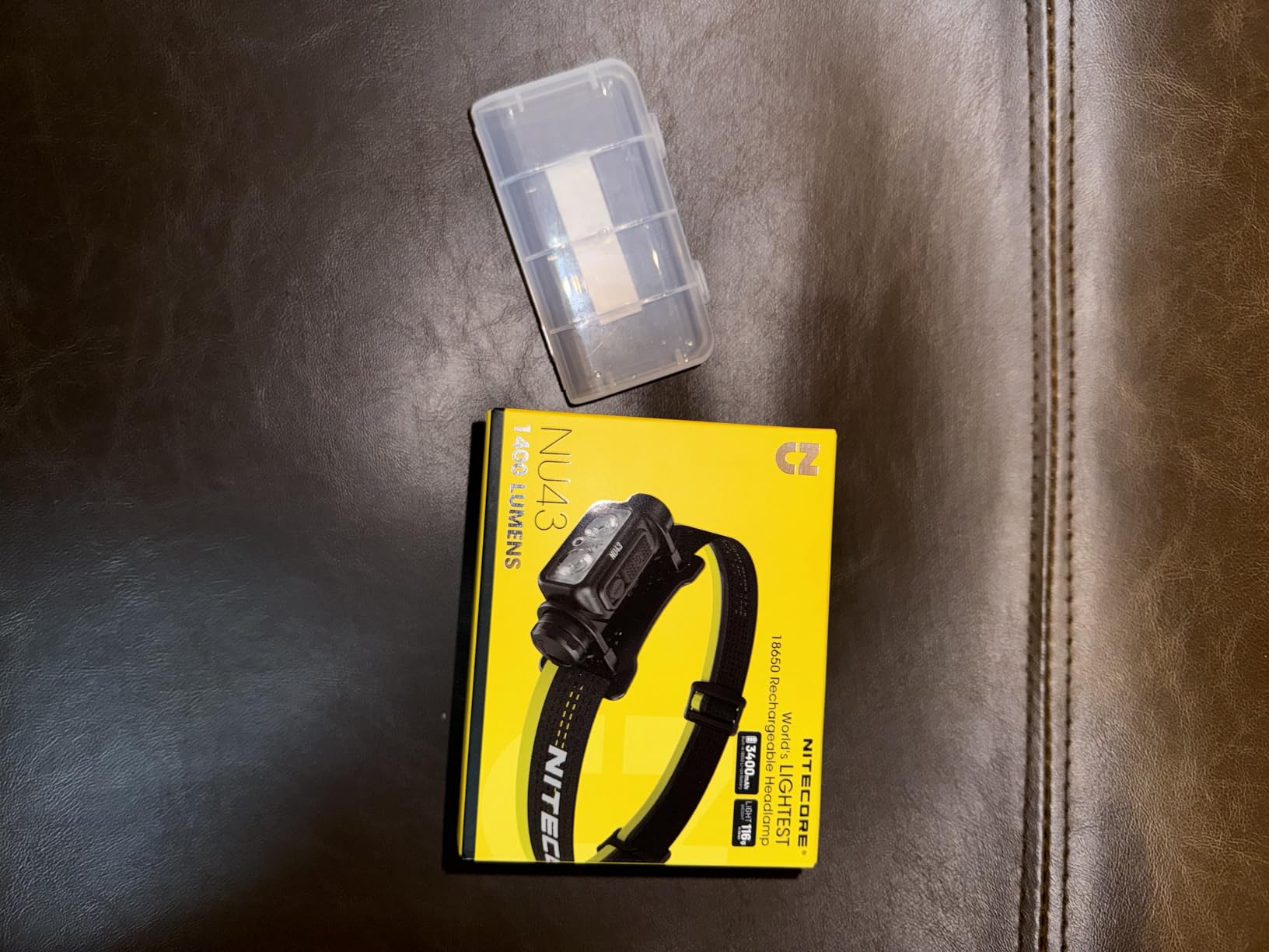 Nitecore NU43 Rechargeable Headlamp, 1400 lumens USB-C Bright Lightweight for Camping, Running, or Working, with Spotlight, Floodlight, Red Light, Including NitecoreS Sticker customer photo 1