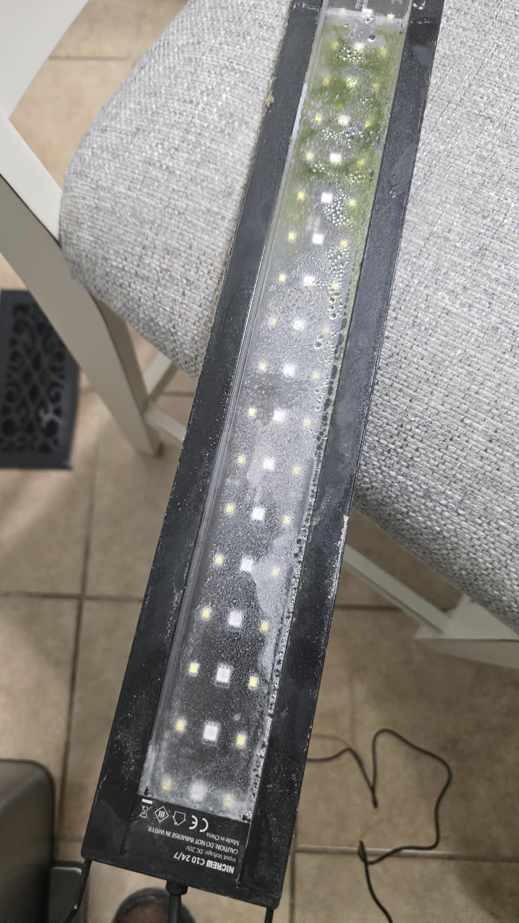 NICREW C10 24/7 LED Aquarium Light, Fish Tank Light for Plants, 18-24 in customer photo 2
