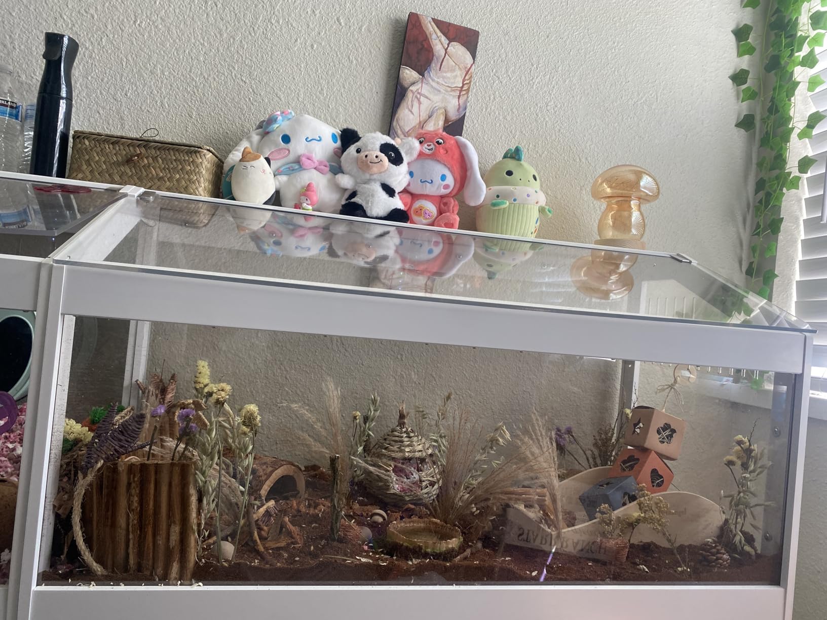 GDLF Hamster Cage with Acrylic Panels and Storage, 39.5 x 19.7 Inch customer photo 2