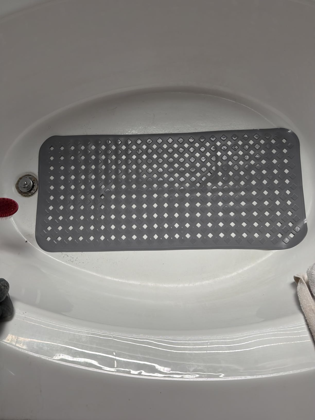 homerella Bathtub Mat Non Slip 35x16 Shower Mat Non Slip Anti Mold BPA Free customer photo 2