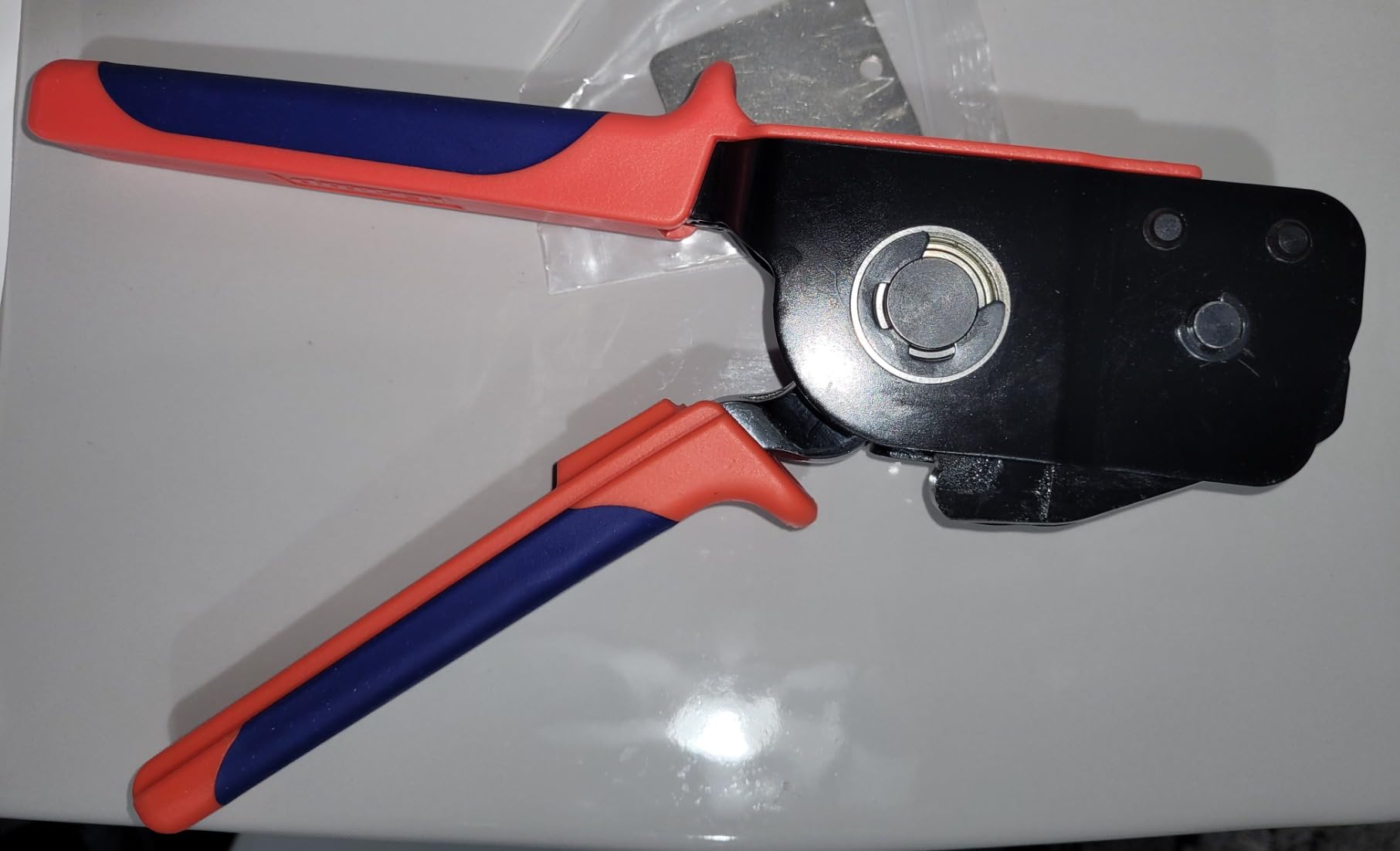 iCrimp ICP-BJ02 PEX Clamp Cinch Tool, Patented One Handed PEX Crimping Tool for Pinching 3/8-in, 1/2-in, 3/4-in, 1-in PEX Clamp Rings, Cinch Only customer photo 1
