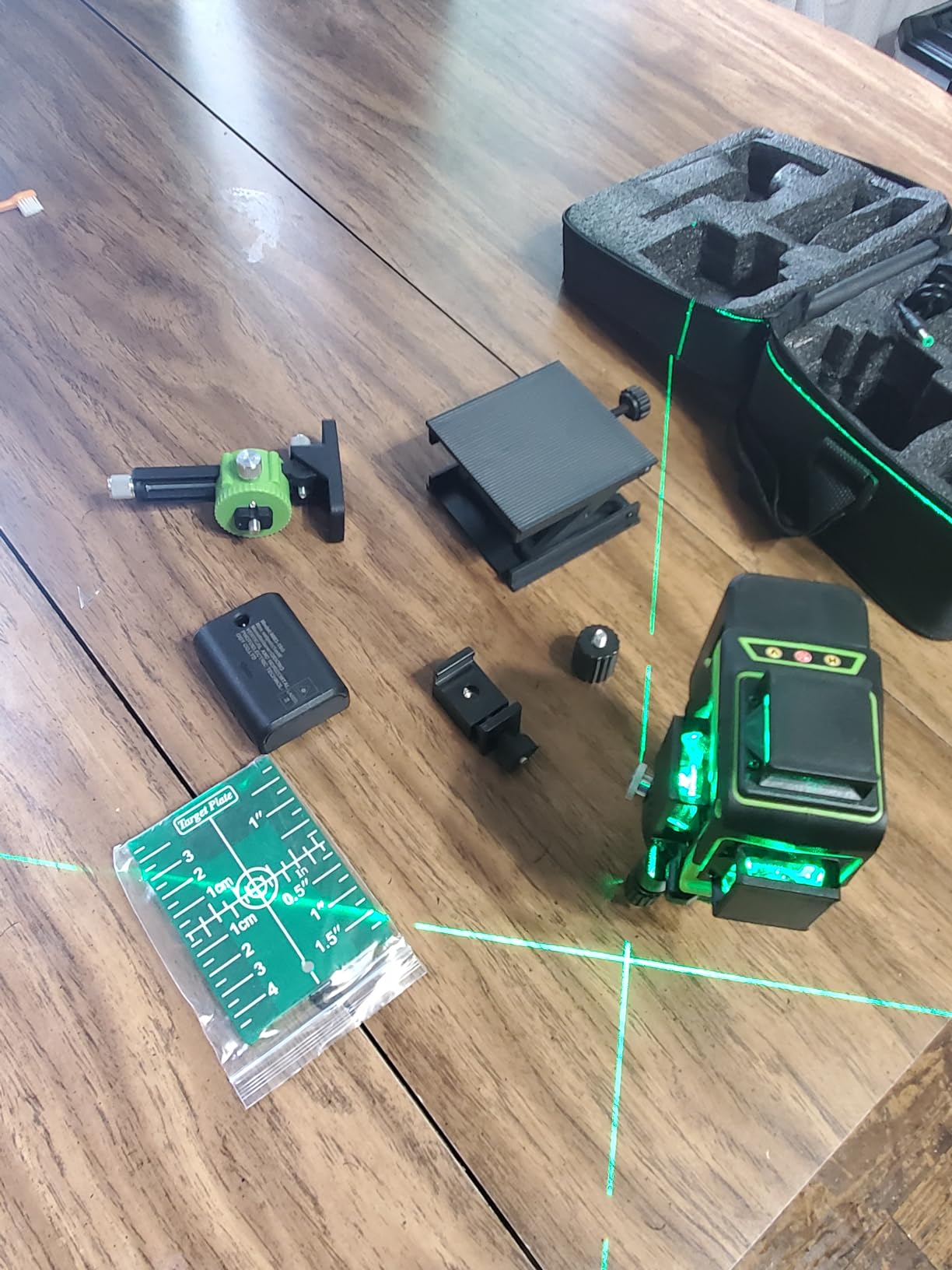 16 Line Laser Level 360 Self Leveling,4D 4x360° Green lazer Leveler Tool customer photo 2