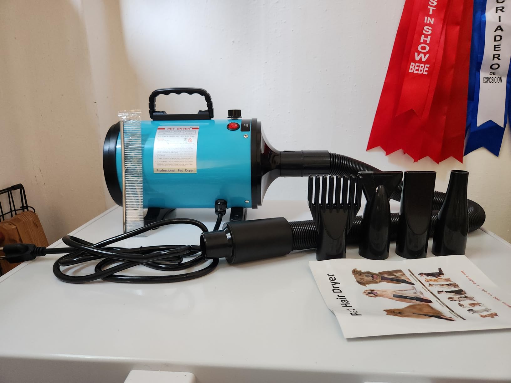 Dog Dryer,High Velocity Professional Dog Grooming Dryer customer photo 1