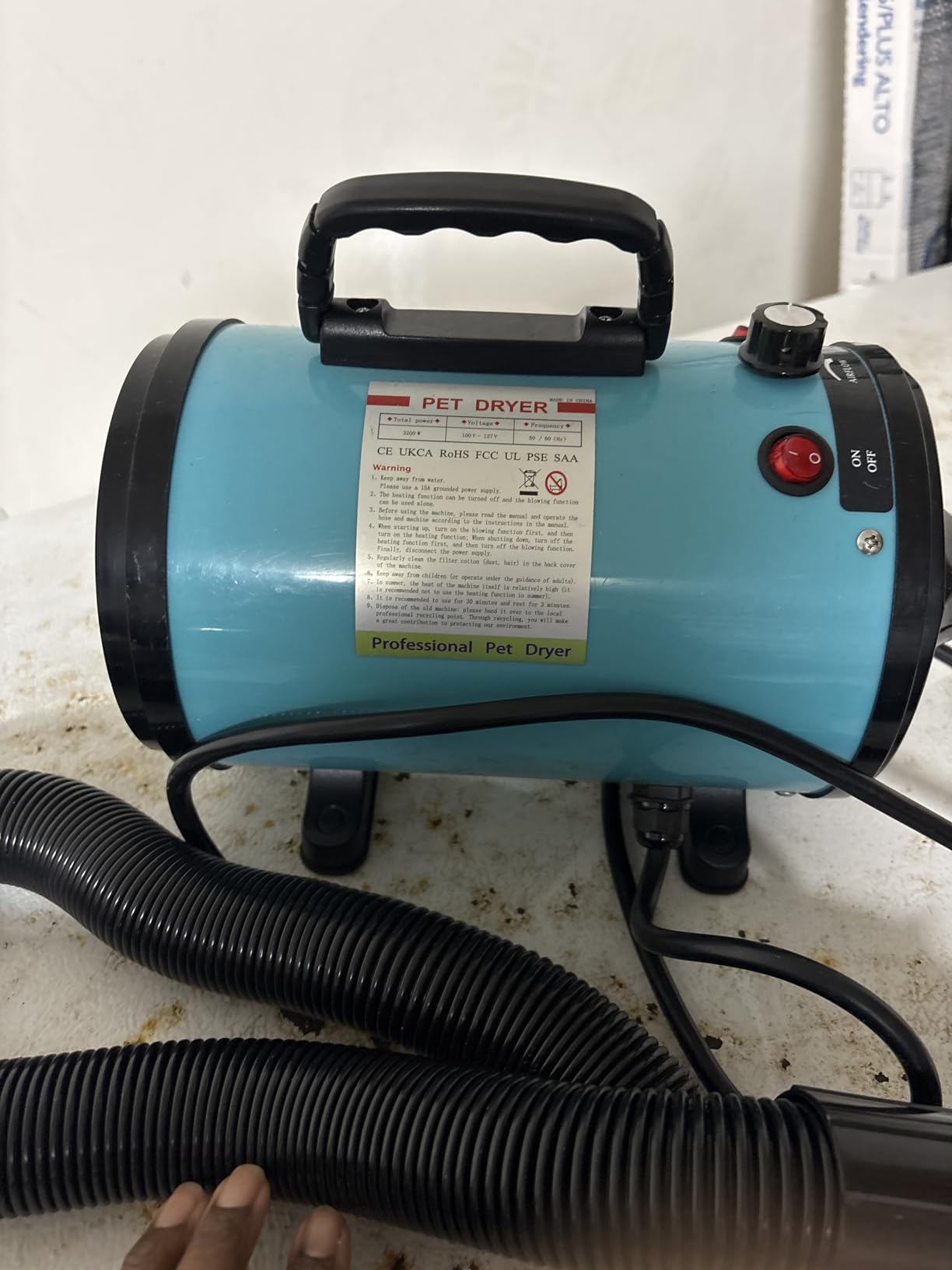 Dog Dryer,High Velocity Professional Dog Grooming Dryer customer photo 2