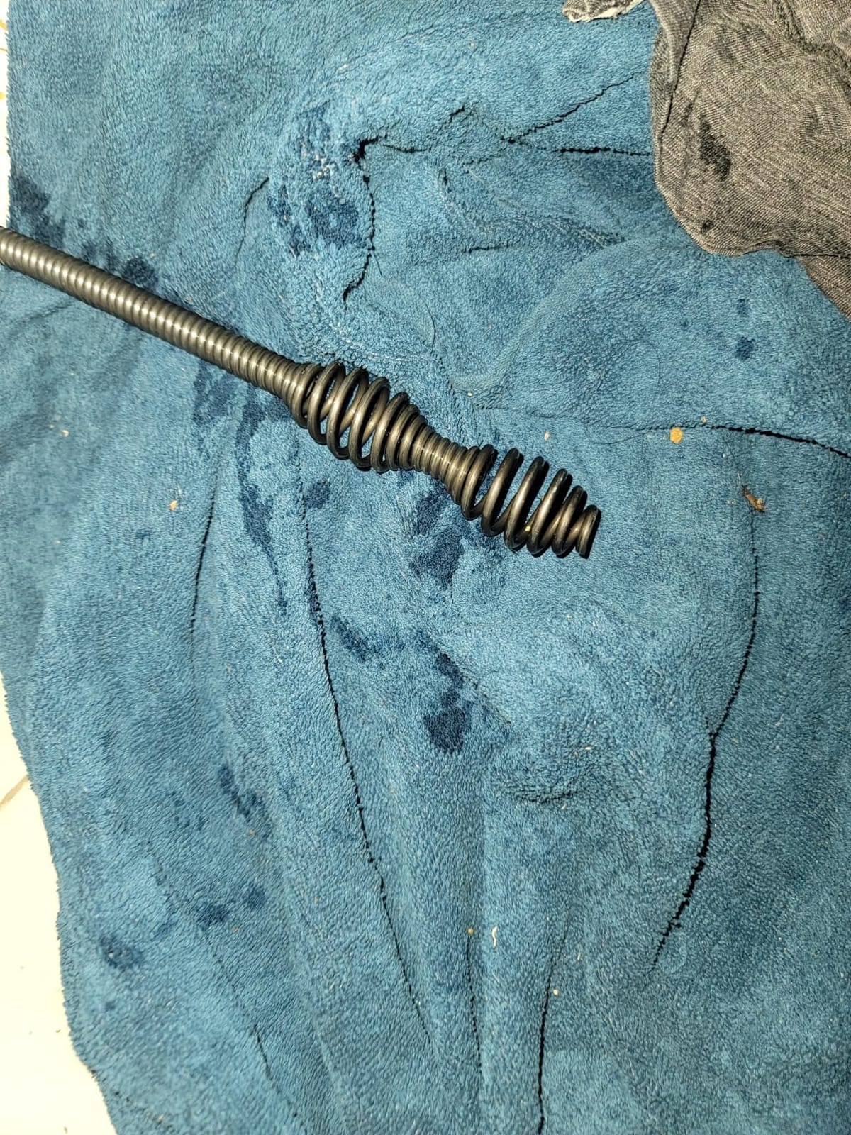Meisterfaktur toilet snake [6 feet] - toilet auger for heavy toilet blockages - No damage thanks to silicone protection - the closet auger for real DIYs! (6 FEET) customer photo 1