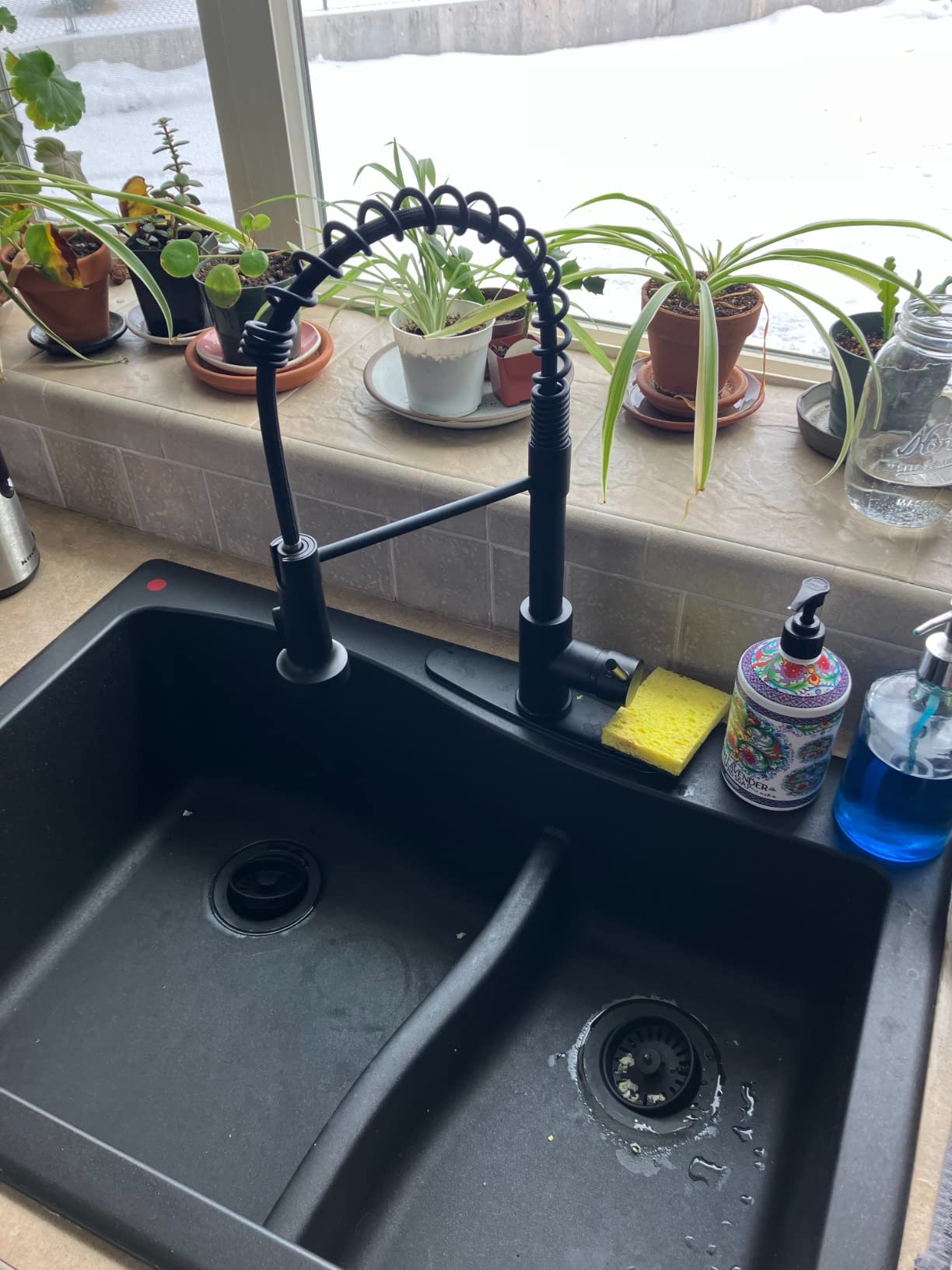 Arofa Touchless Kitchen Faucet, Motion Sensor, Pull-Down, Brushed Nickel customer photo 1