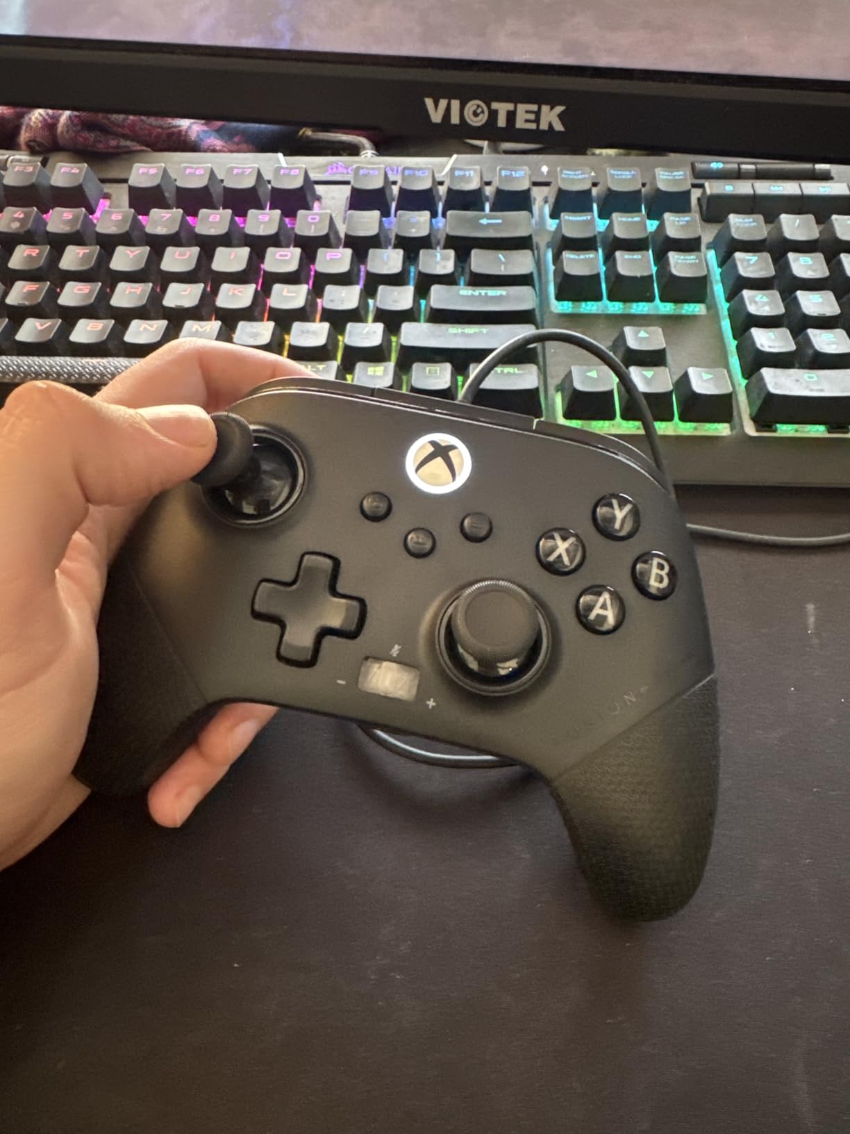 PowerA FUSION Pro 4 Wired Controller for Xbox Series X|S, adjustable height thumbsticks, hall effect thumbsticks, mappable buttons, officially licensed, works with Xbox One and Windows 10/11 customer photo 1