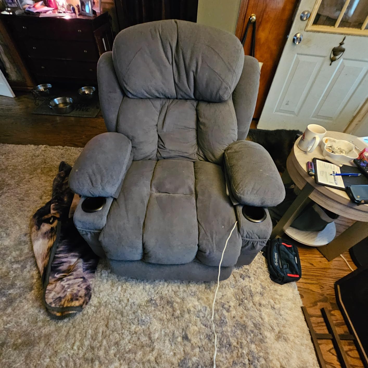 BOSMILLER Power Lift Recliner Chair for Elderly with Vibration Massage and Lumbar Heating Electric Oversized Single Sofa with Cup Holder and USB Charge Port for Living Room customer photo 1