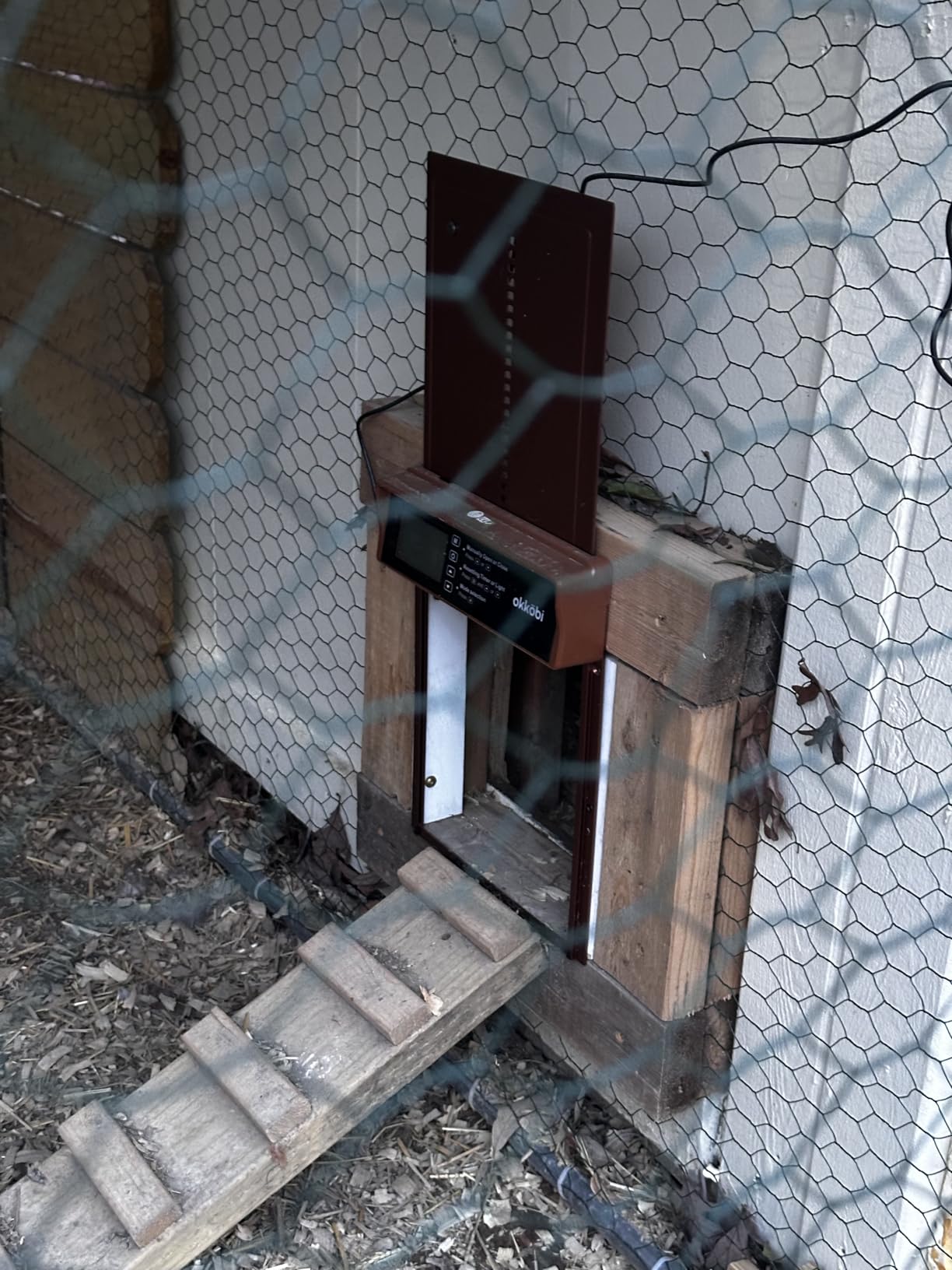 Chicken Coop Door, Solar Powered Automatic with LCD Display, Light Sensor customer photo 1