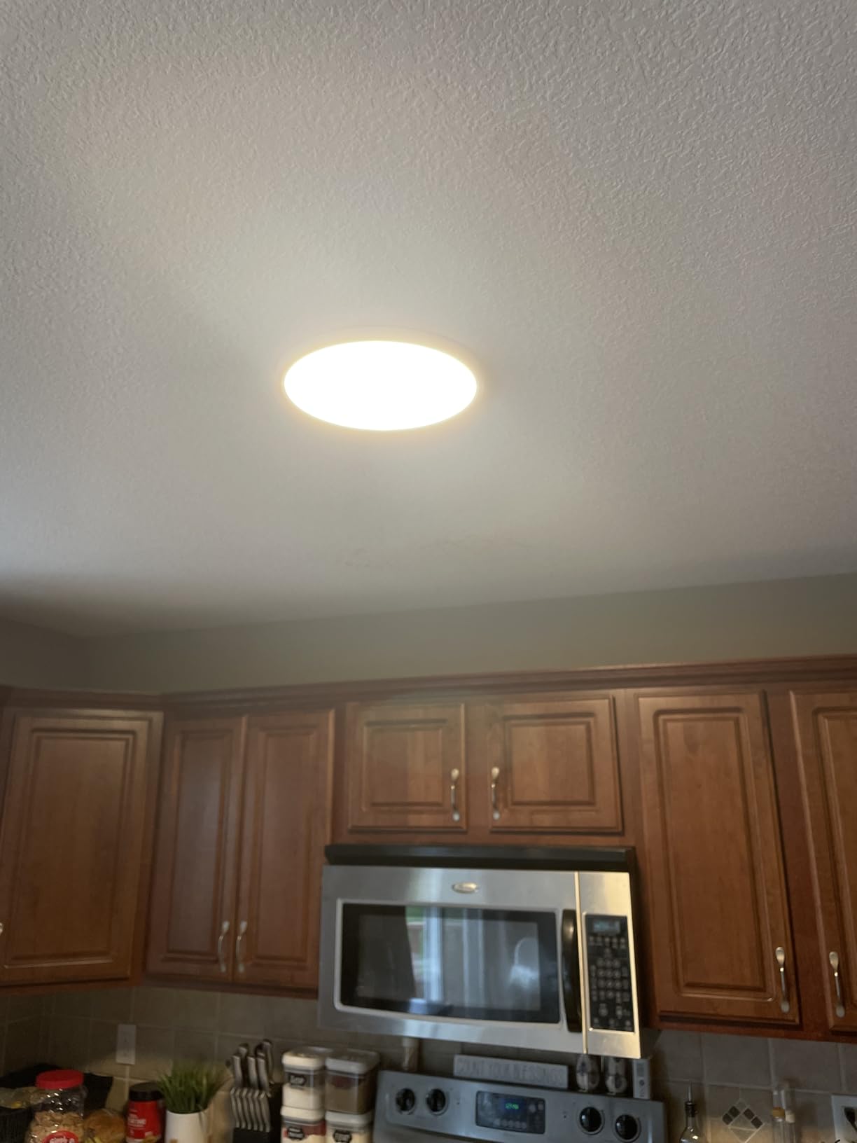 Brightever 12 Inch LED Flush Mount Ceiling Light Fixture, Dimmable, 3200LM customer photo 1