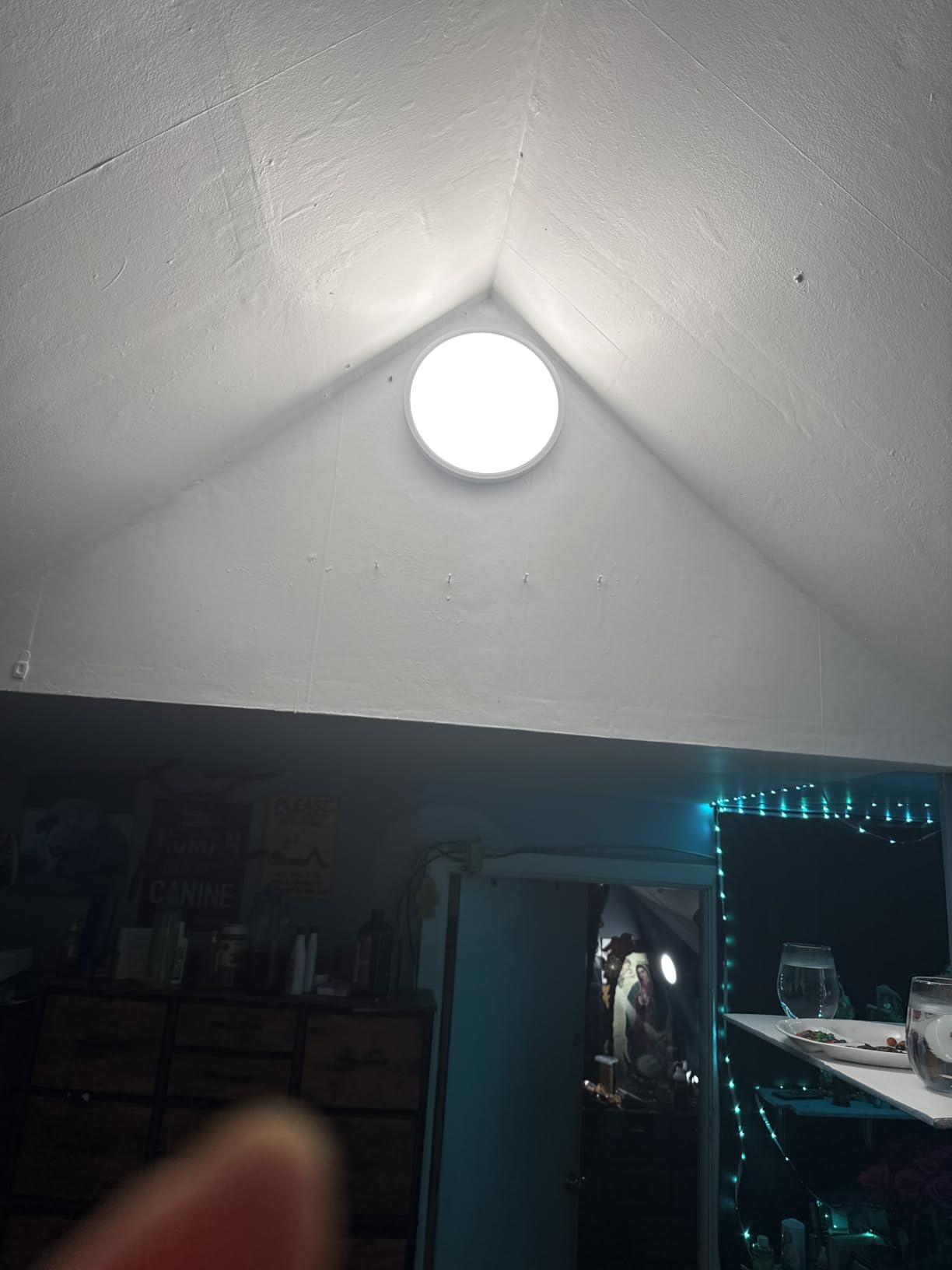 Brightever 12 Inch LED Flush Mount Ceiling Light Fixture, Dimmable, 3200LM customer photo 2