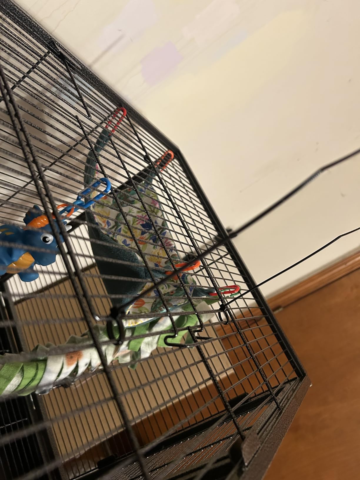 Deluxe Double Unit Two Full Story Small Animal Critter Home Rolling Cage customer photo 1