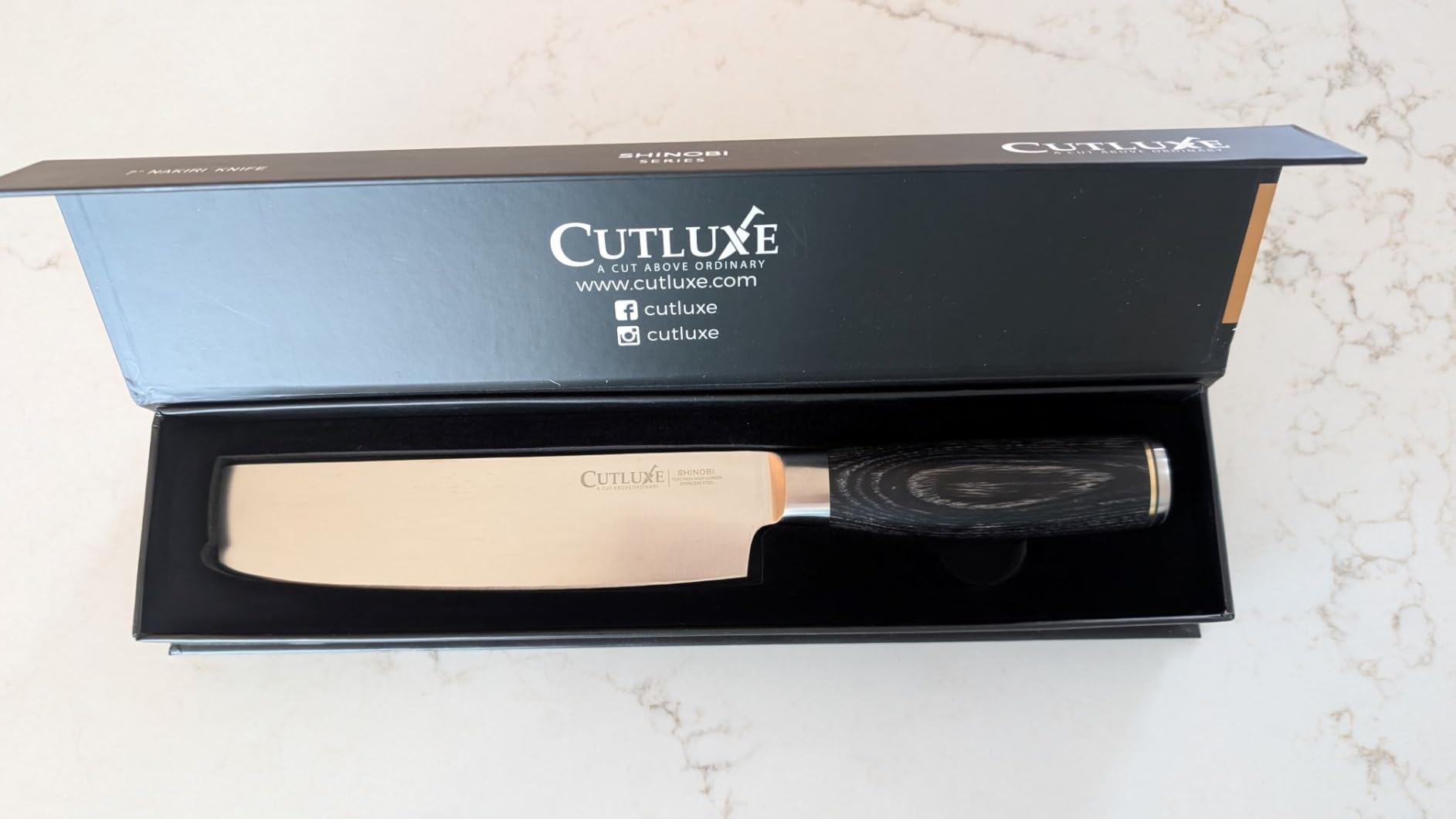 Cutluxe Nakiri Knife 7