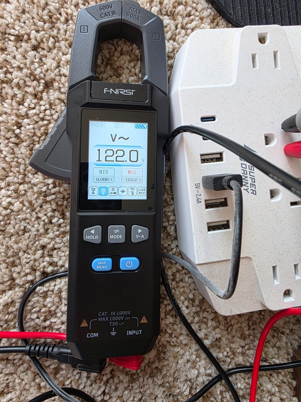 FNIRSI DMC-100 Clamp Meter 9999 Counts TRMS, 600A AC/DC Amp Meter customer photo 1