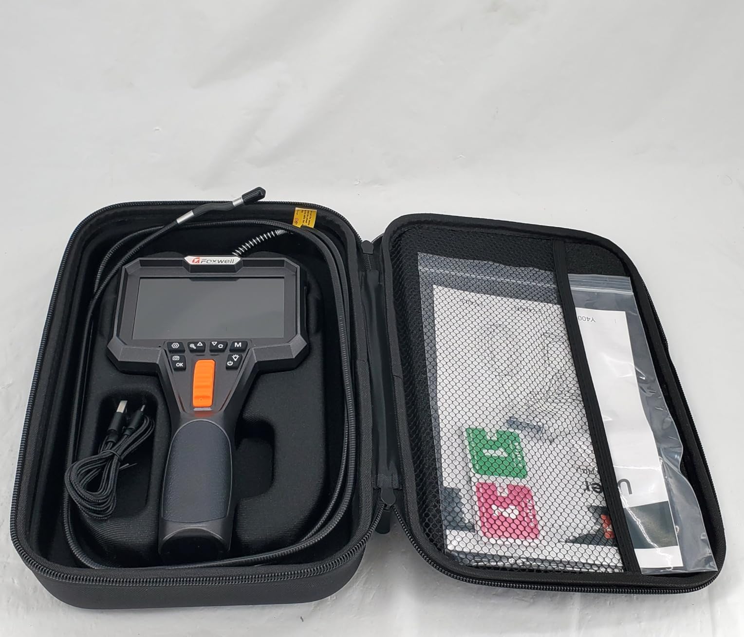 FOXWELL Y400 220° 2-Way Articulating Borescope, 0.24in Ultra-Slim Endoscope customer photo 2