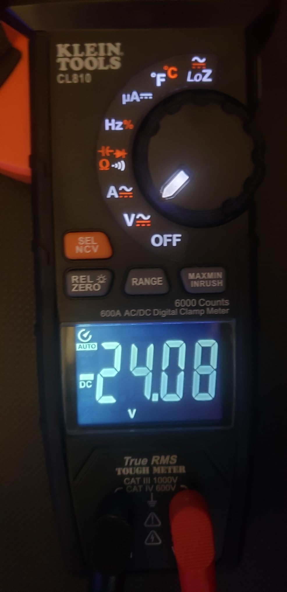 Klein Tools CL810 Digital Clamp Meter, 600A AC/DC Auto Ranging & Worklight customer photo 1