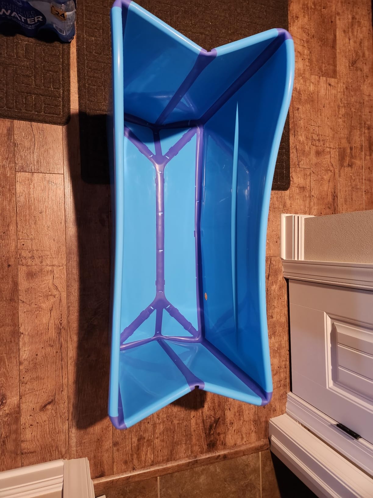 FHTONGE 49Gal/186L Collapsible Extra Large Dog Bathtub with Drainage Pipe customer photo 1