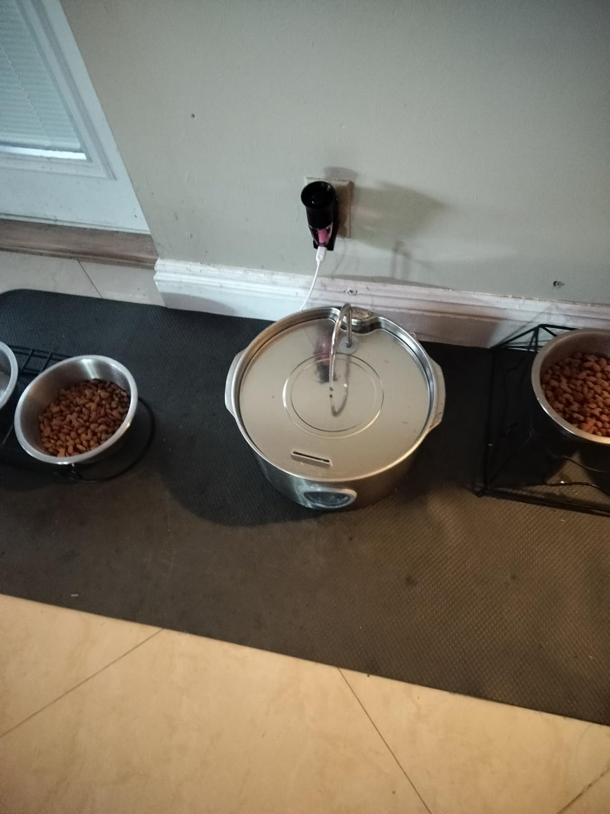 Dog Water Fountain for Large Dogs: Stainless Steel Dog Fountain Water Bowl customer photo 1