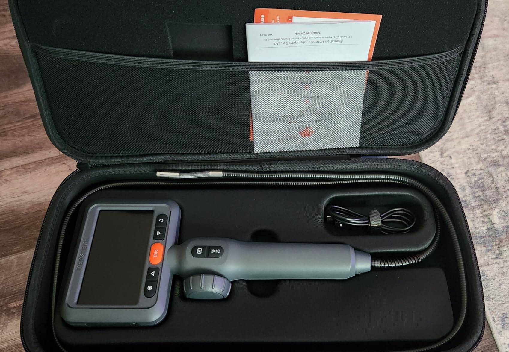 DEPSTECH 10FT Articulating Borescope, Dual Lens Endoscope Camera with Light customer photo 1