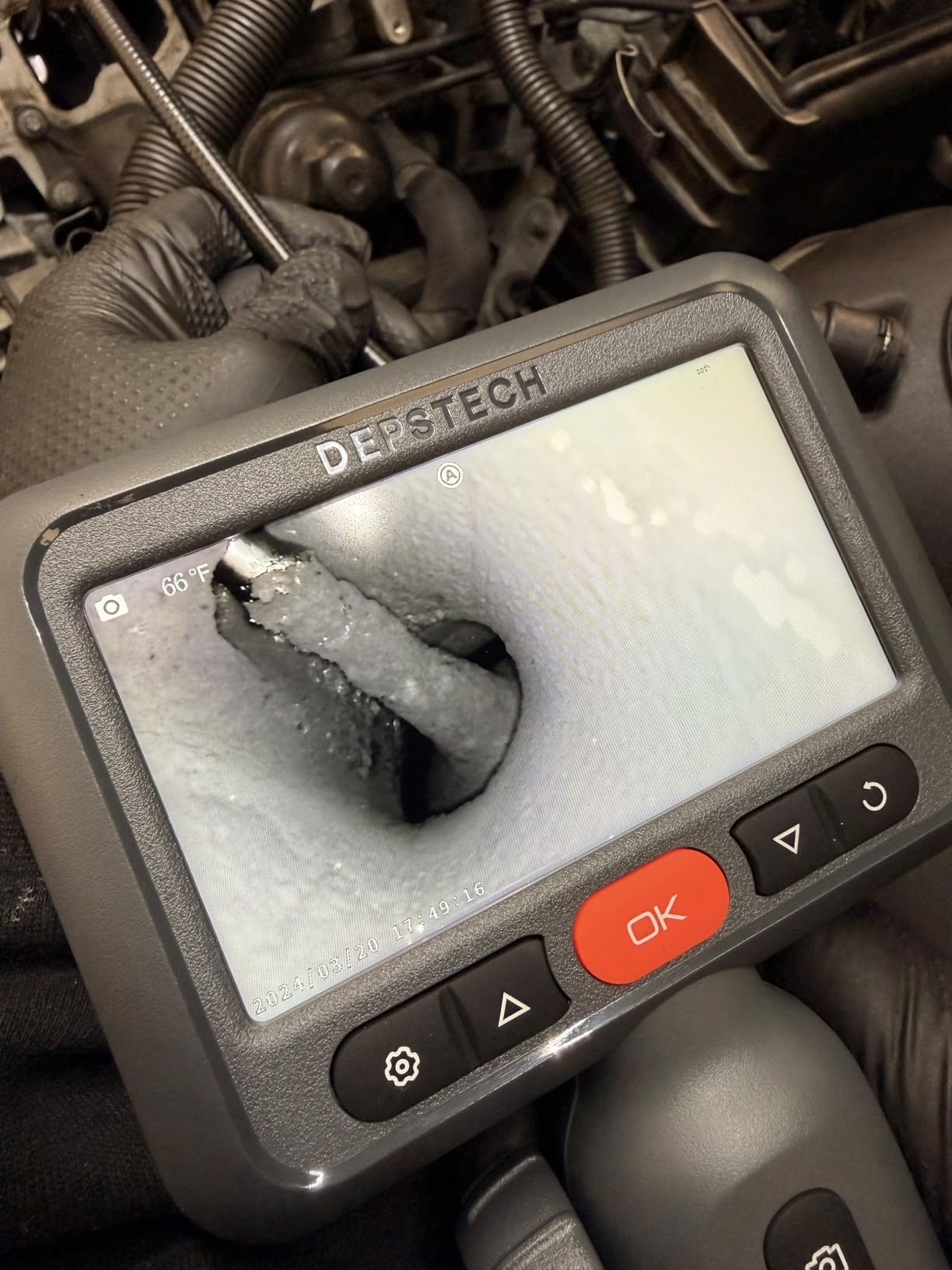 DEPSTECH 10FT Articulating Borescope, Dual Lens Endoscope Camera with Light customer photo 2