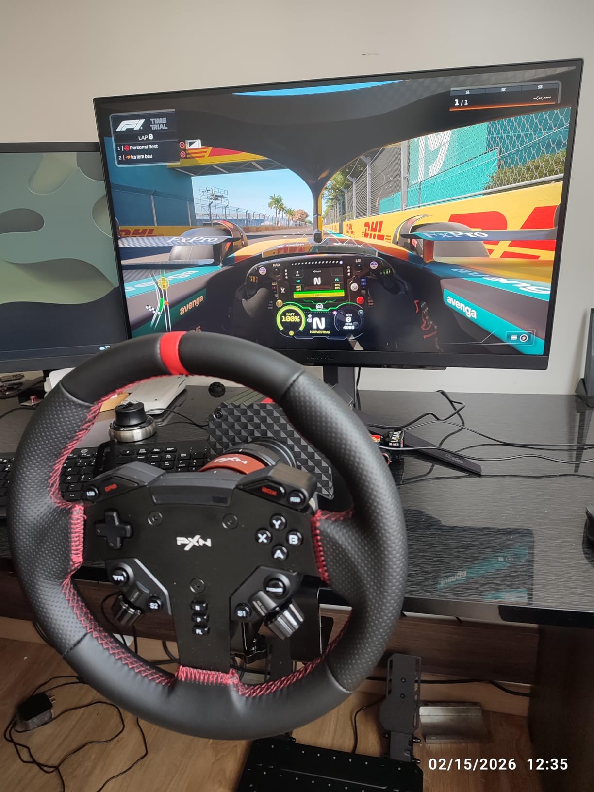 PXN VD6 Bundle: Racing Wheel and Pedals, 6 Nm Direct Drive Force Feedback customer photo 2