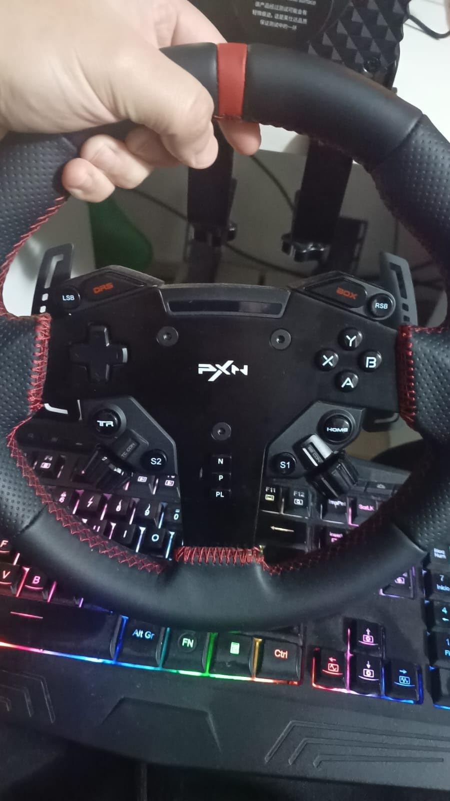 PXN VD4 Direct Drive Sim Racing Wheel Bundle for PC customer photo 1