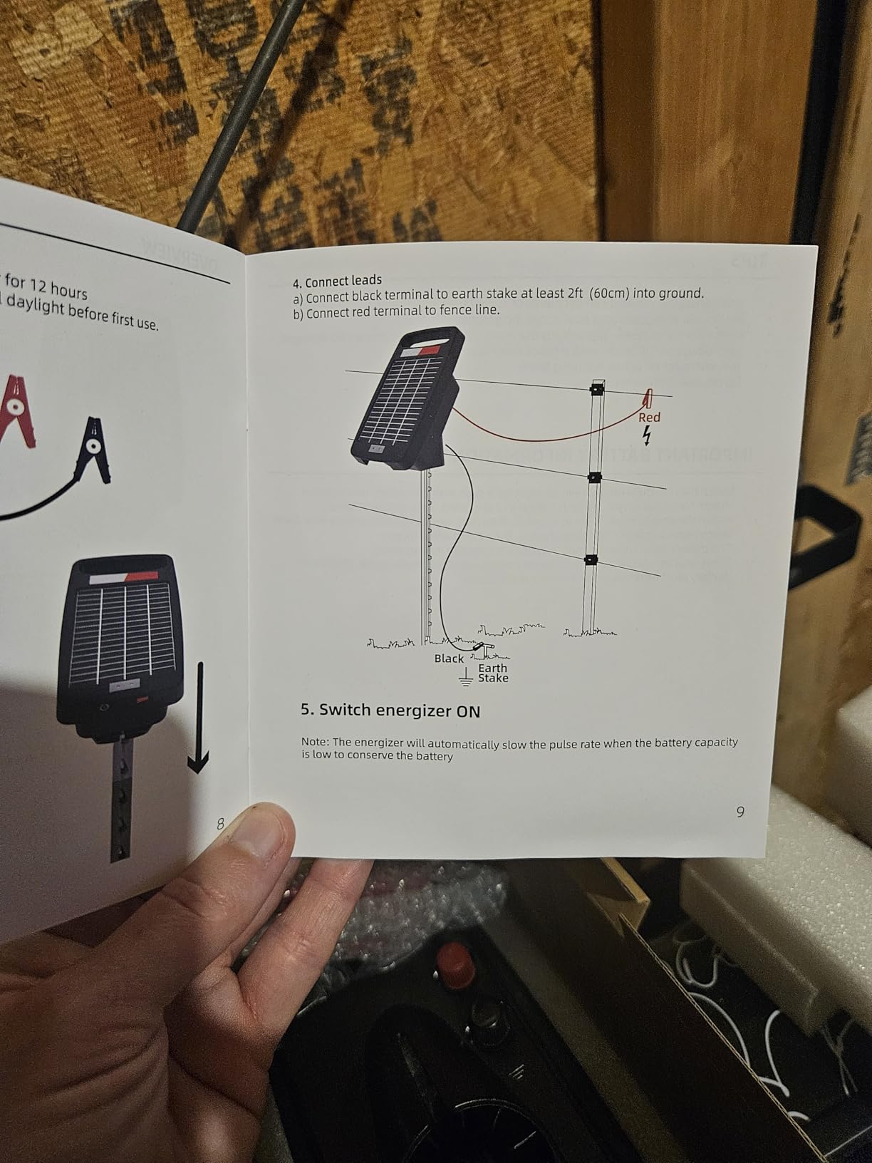 20 Miles Solar Electric Fence Charger,0.32J Powered 24-Hour Protection customer photo 1