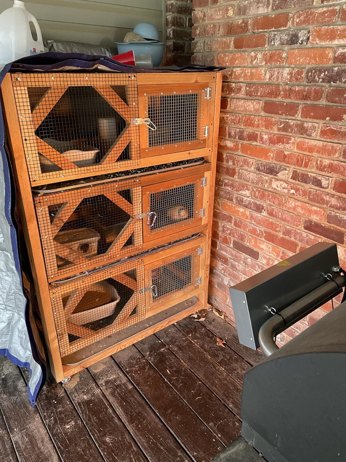 Chicken Coop Heater for Winter, Heat Lamp for Chickens 600W, Chicken Heater for Coop with 2 Heating Settings, for Poultry, Dogs, Pets, Birds, Animals customer photo 2