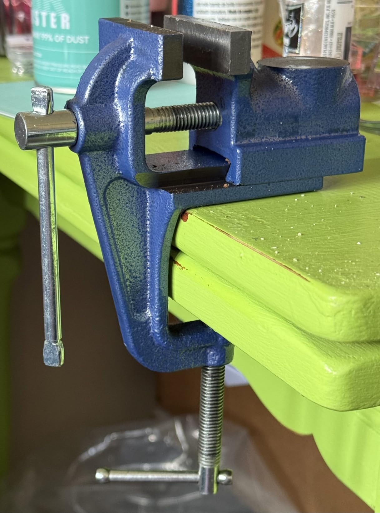8” Ductile Iron Bench Vise, 9900LB Clamping Force customer photo 2