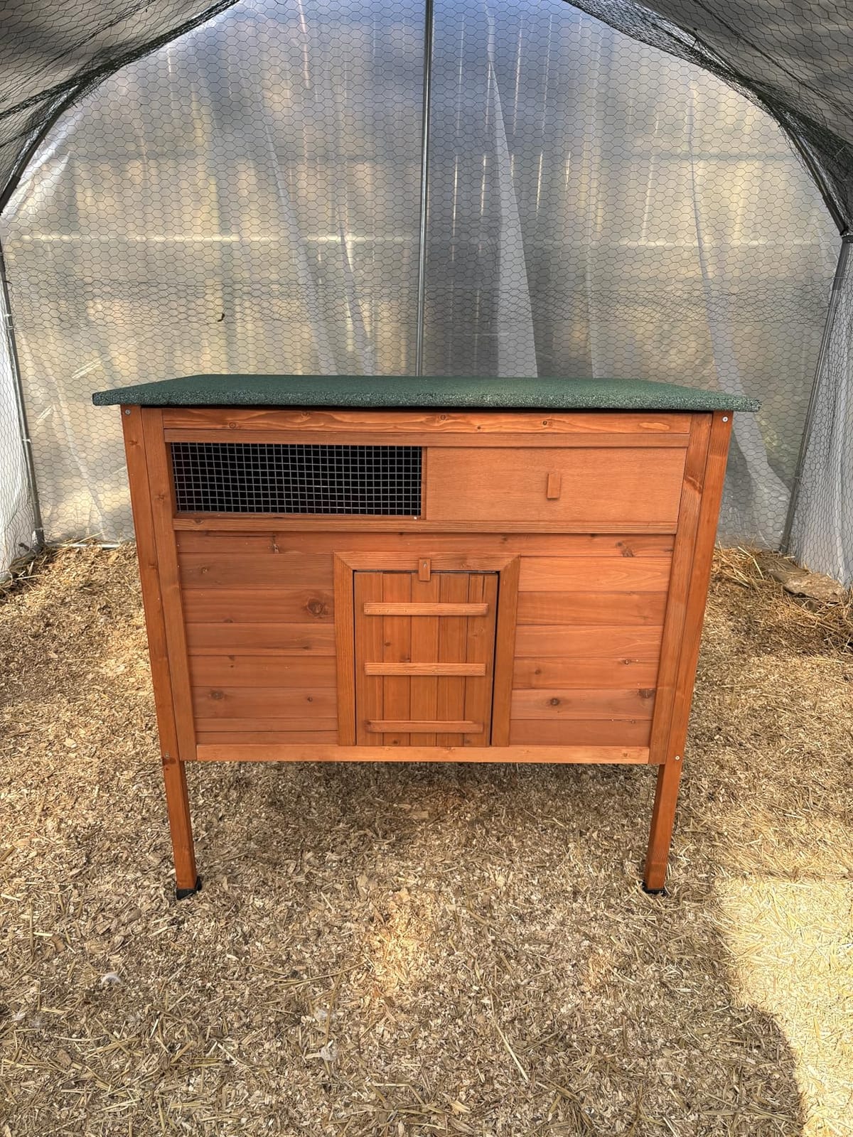 Insulated Duck Coop Warm Duck House for Outside with Larger Windows customer photo 1